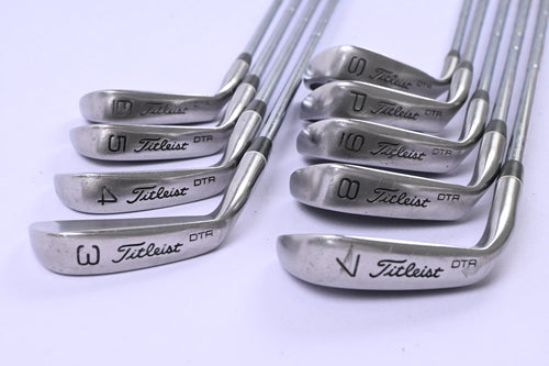 Titleist DTR Irons / 3-PW+SW / Regular Flex Dynamic Gold R300 Shafts