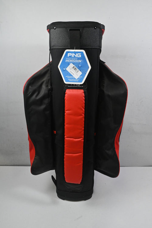 Ping Pioneer Monsoon Cart Bag / 14-Way Divider / Red, Black