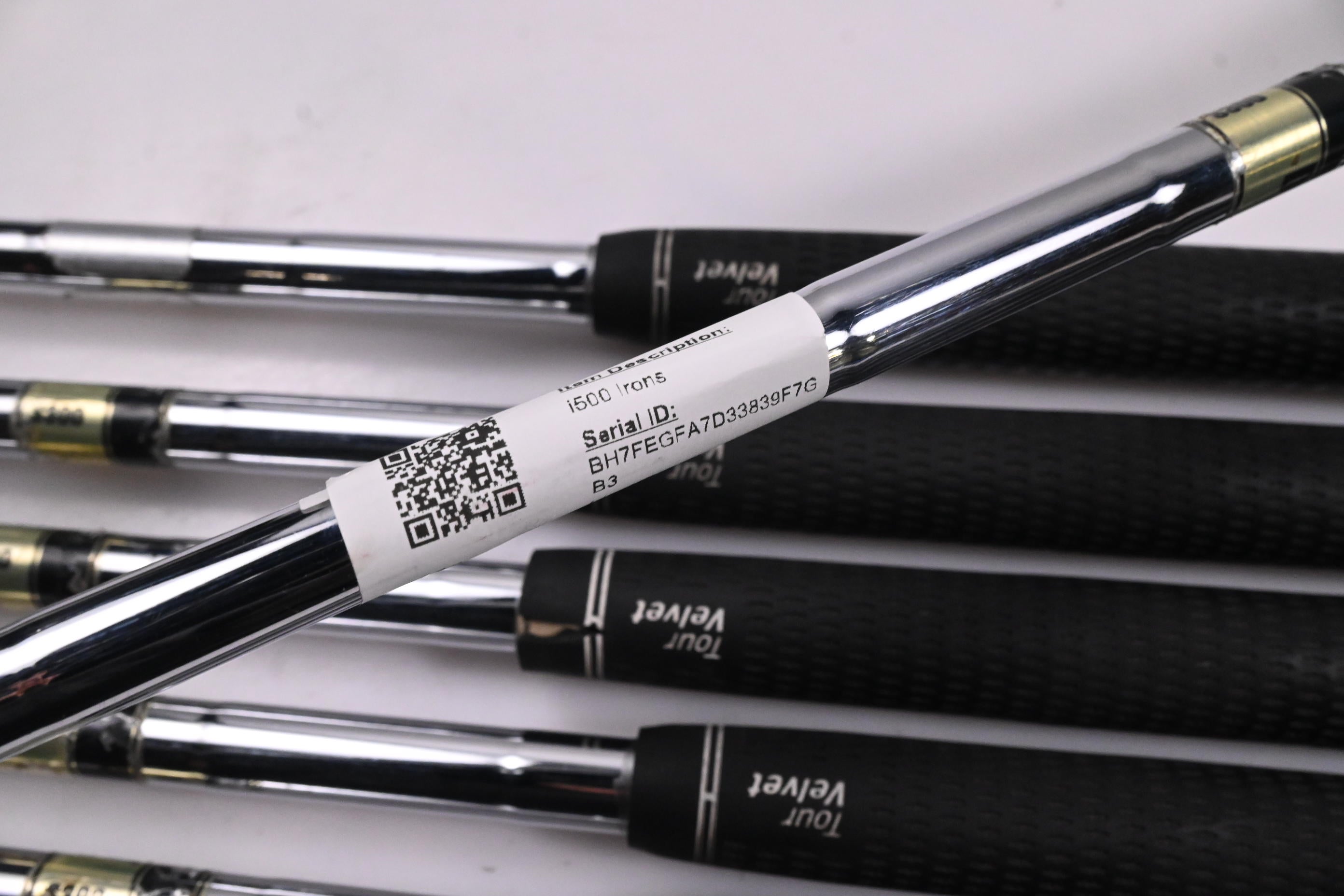 Ping i500 Irons / 4-PW+GW / White Dot / Stiff Flex Dynamic Gold S300 Shafts