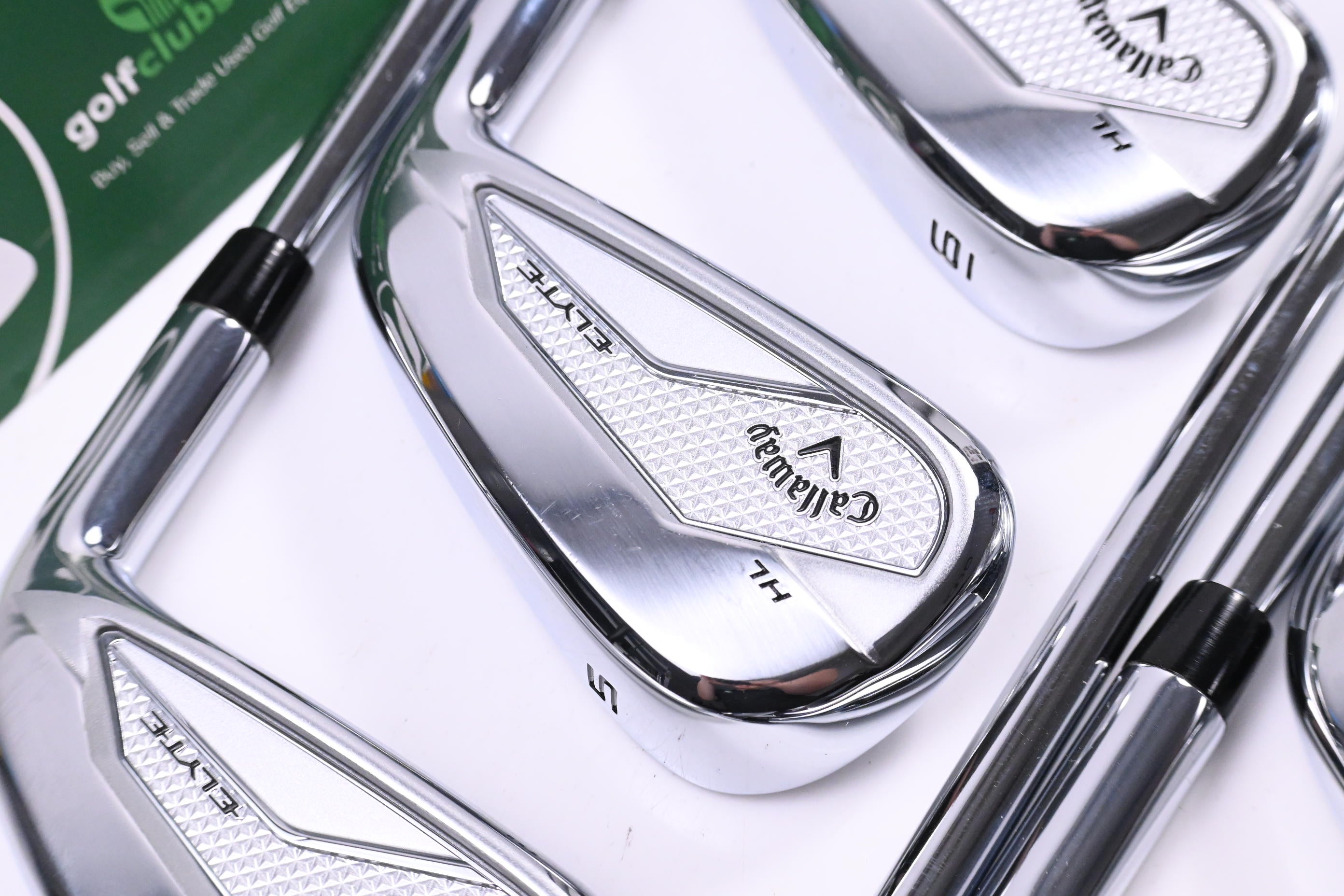 Callaway Elyte HL Irons / 4-PW+AW+SW / Regular Flex KBS MAX 80 Shafts