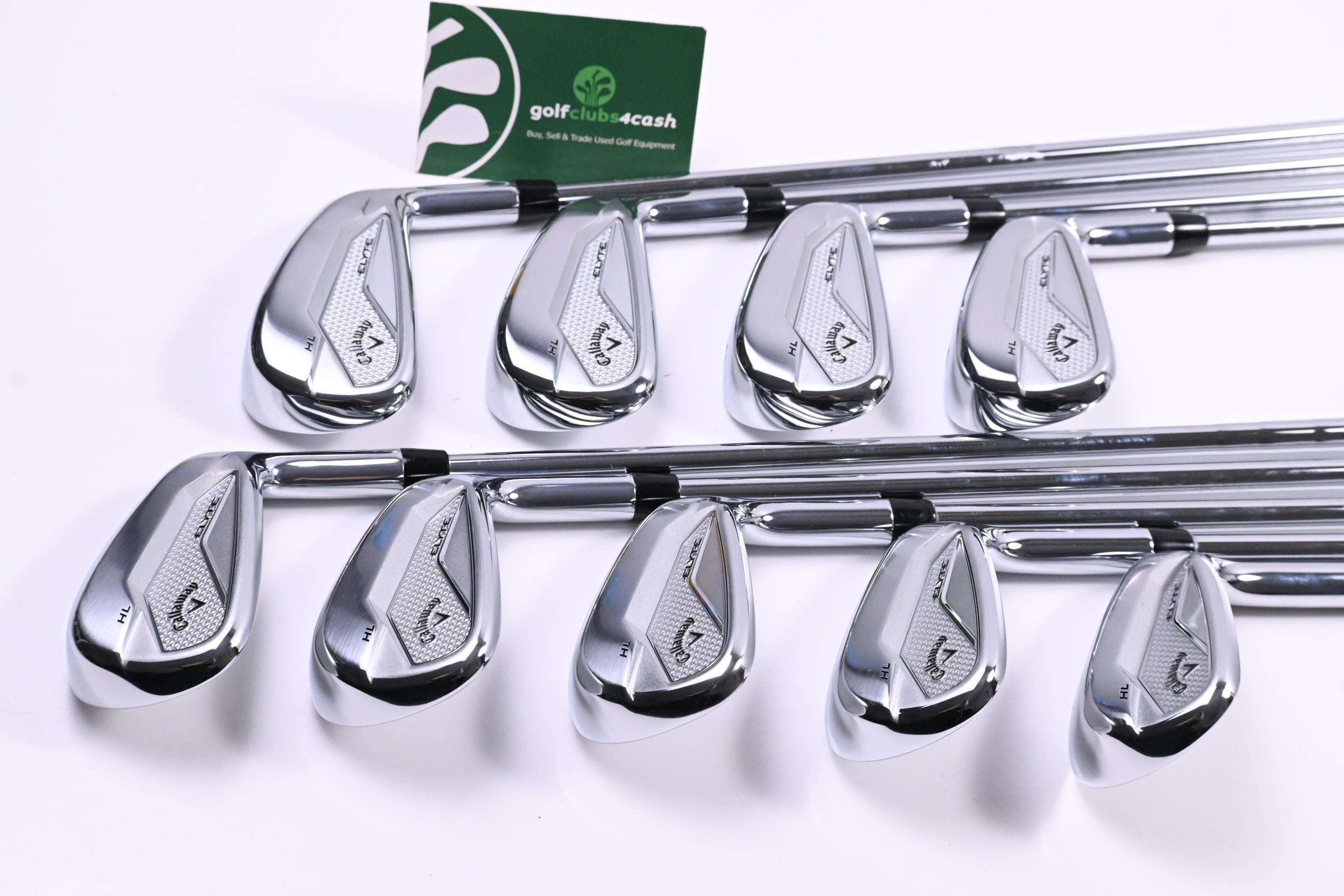 Callaway Elyte HL Irons / 4-PW+AW+SW / Regular Flex KBS MAX 80 Shafts