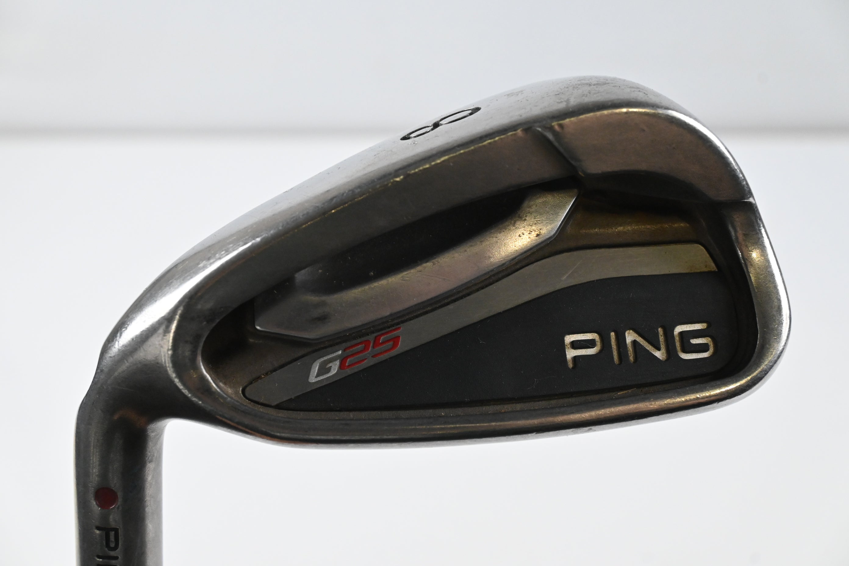 Left Hand Ping G25 #8 Iron / Brown Dot / Regular Flex Ping CFS Shaft