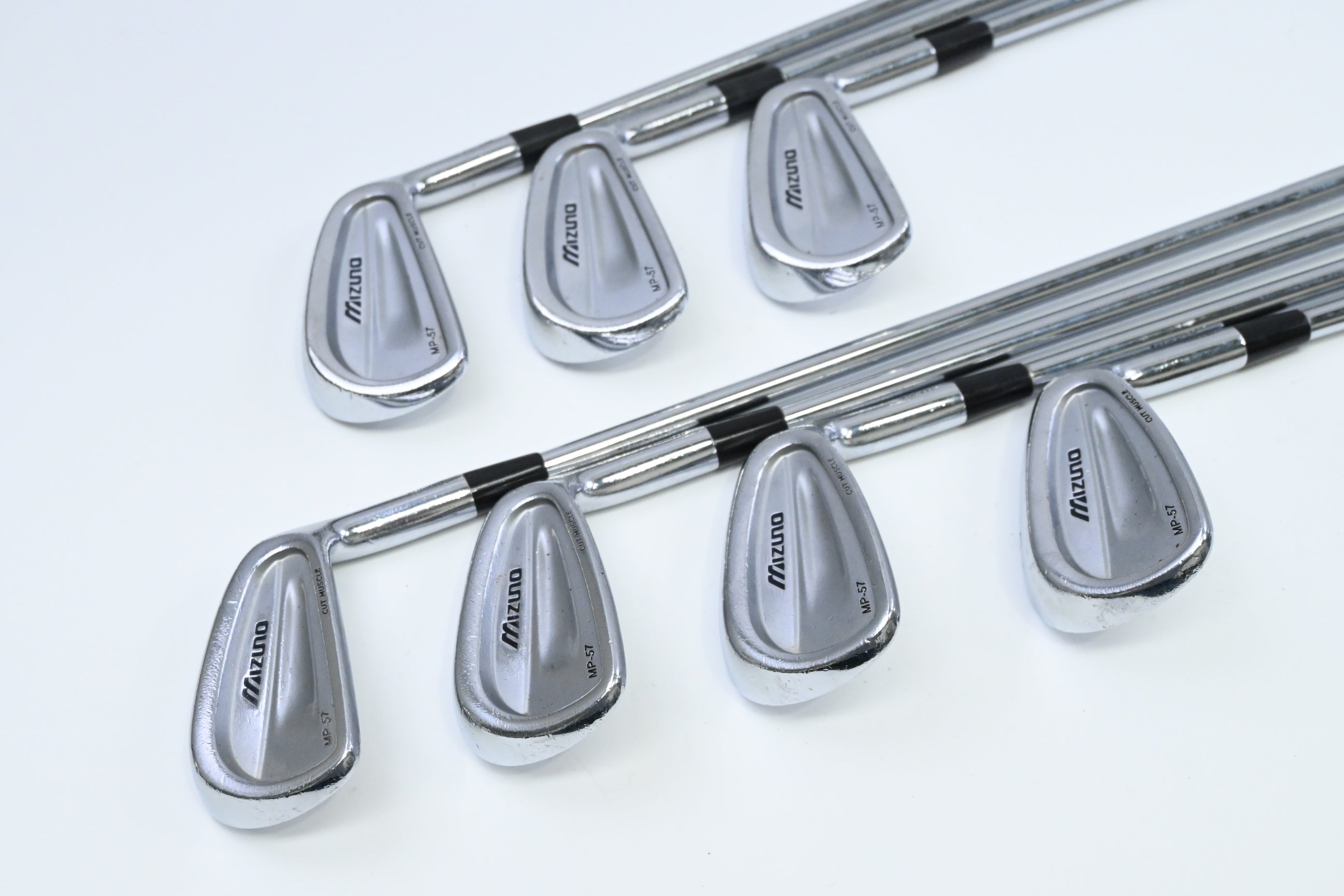 Mizuno MP-57 Irons / 4-PW / Regular Flex Dynamic Gold R300 Shafts