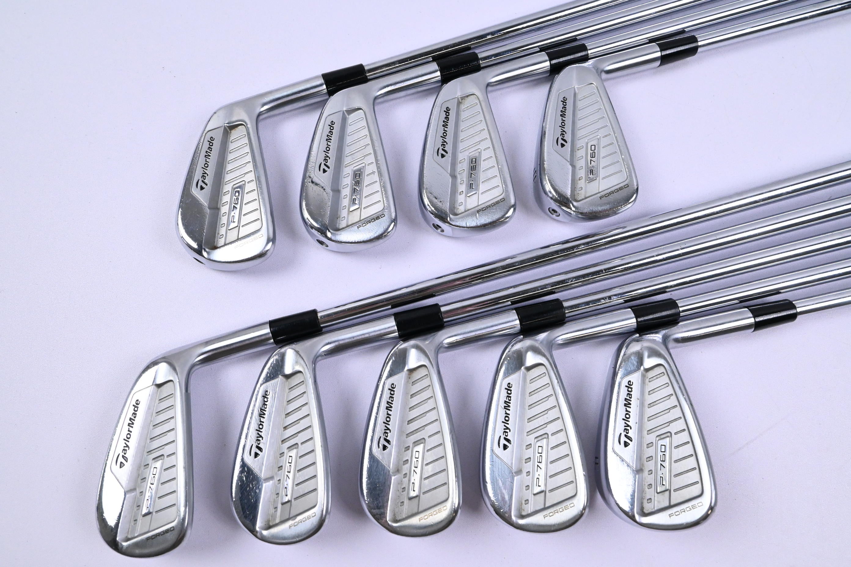 Taylormade P760 Irons / 3-PW+AW / Stiff Flex Project X Precision Shafts