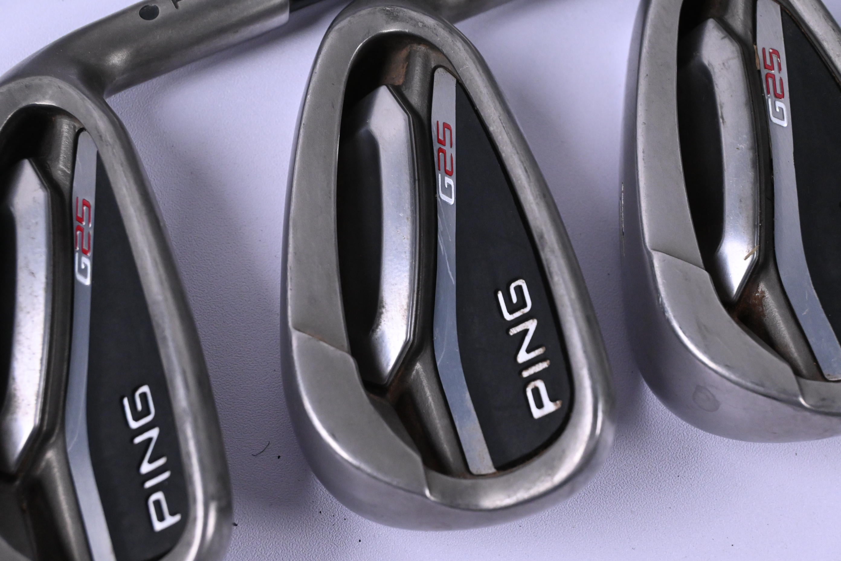 Ping G25 Irons / 4-PW+SW / Black Dot / Regular Flex Ping TFC 189 Shafts
