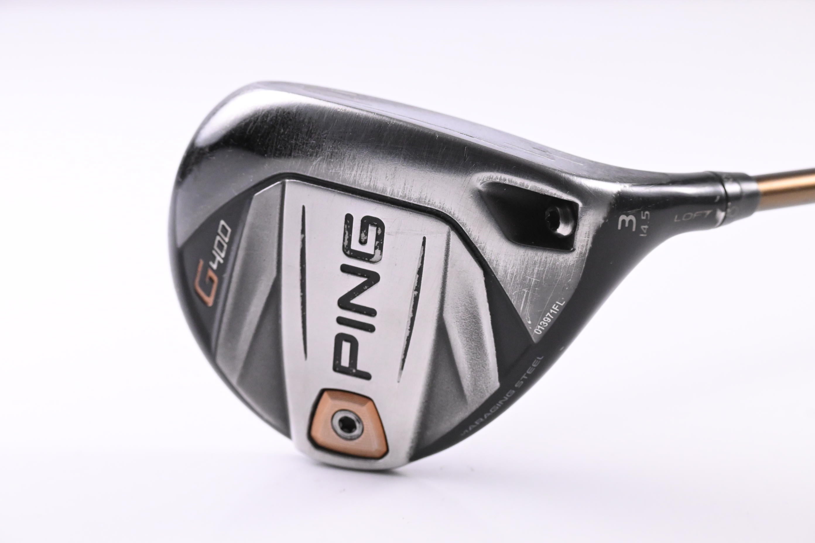 Ping G400 #3 Wood / 14.5 Degree / Regular Flex Ping Alta CB 65 Shaft