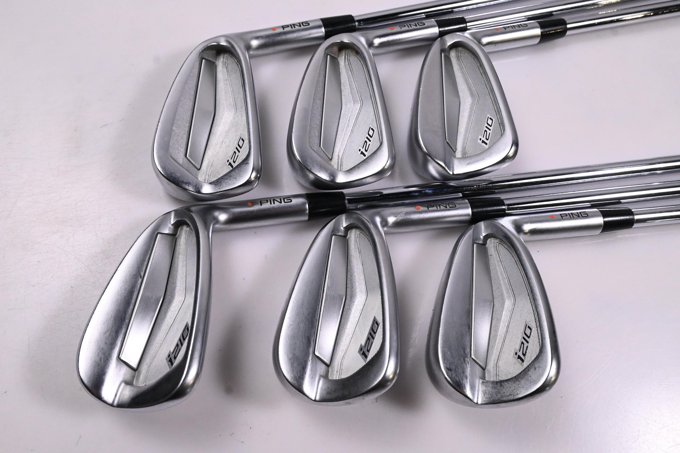 Ping i210 Irons / 5-PW / Orange Dot / Stiff Flex N.S.Pro Modus³ Tour 105 Shafts