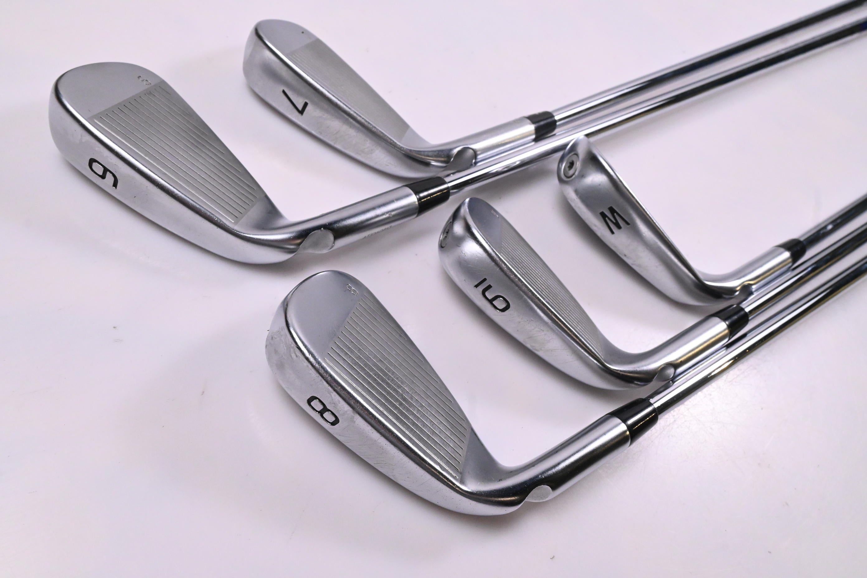 Ping G430 Irons / 6-PW / Blue Dot / Regular Flex Ping AWT 2.0 Shafts