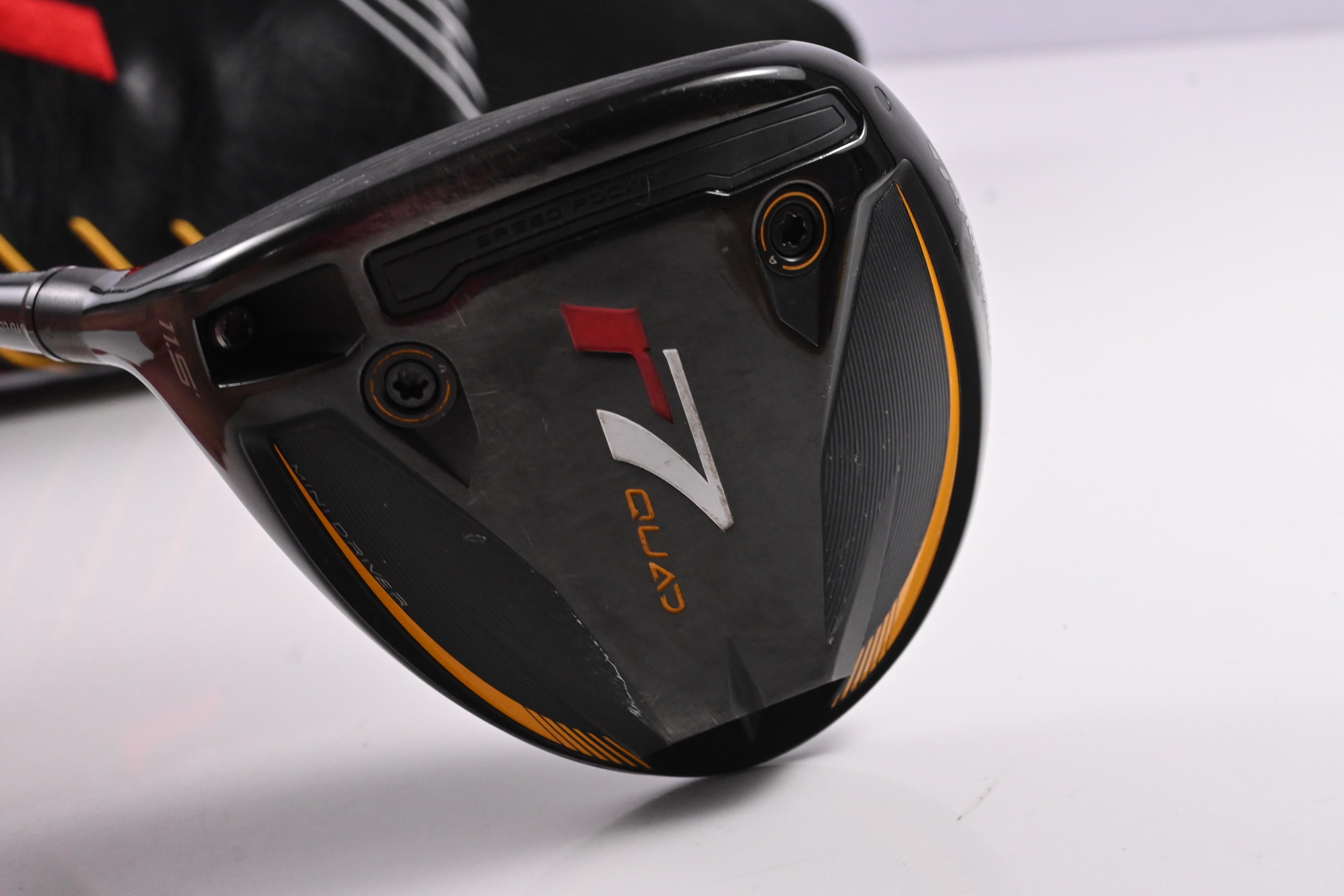 Left Hand Taylormade R7 Quad Mini Driver / 11.5 Degree / Regular Flex Speeder 5