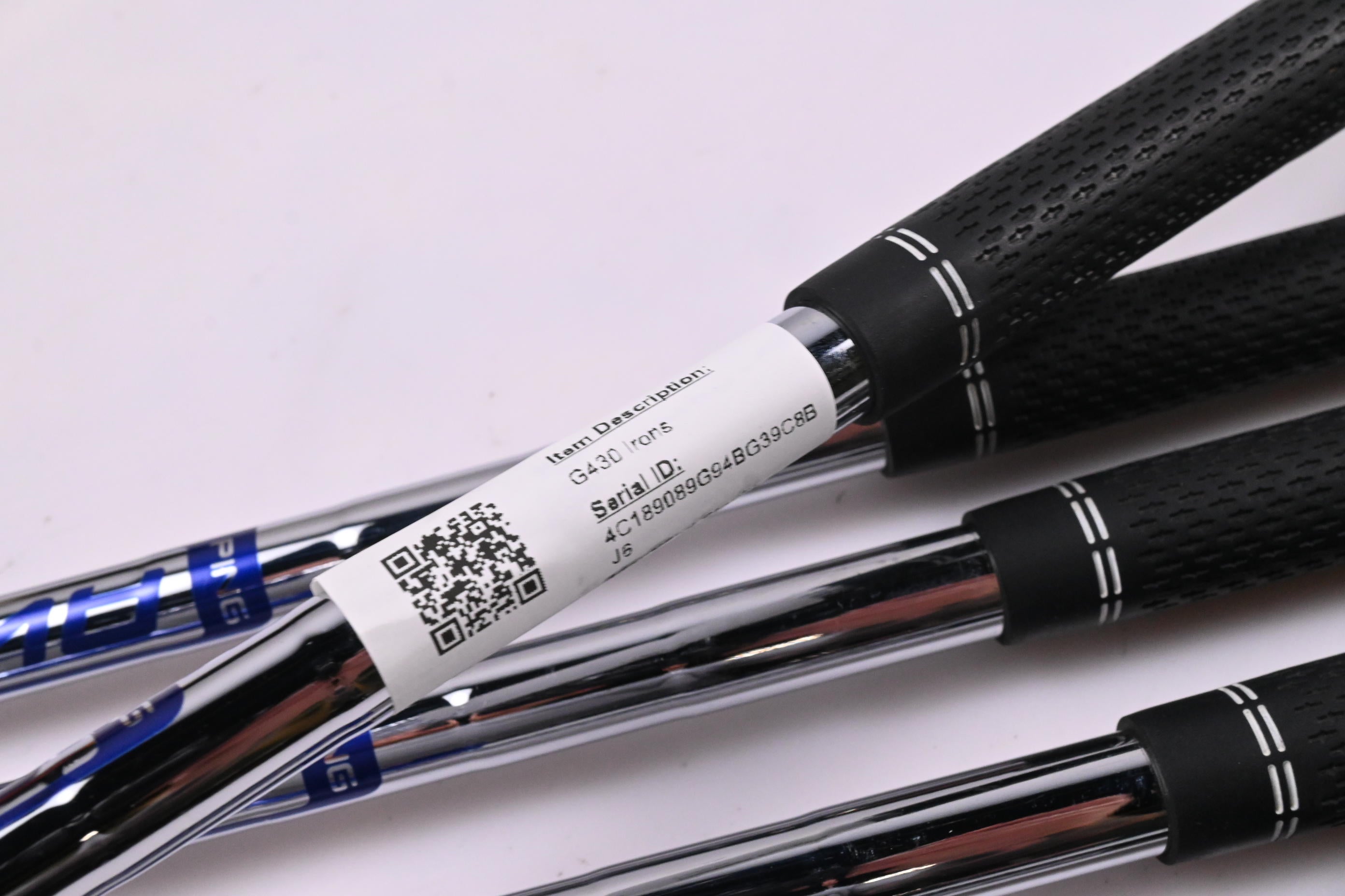 Ping G430 Irons / 6-PW / Blue Dot / Regular Flex Ping AWT 2.0 Shafts