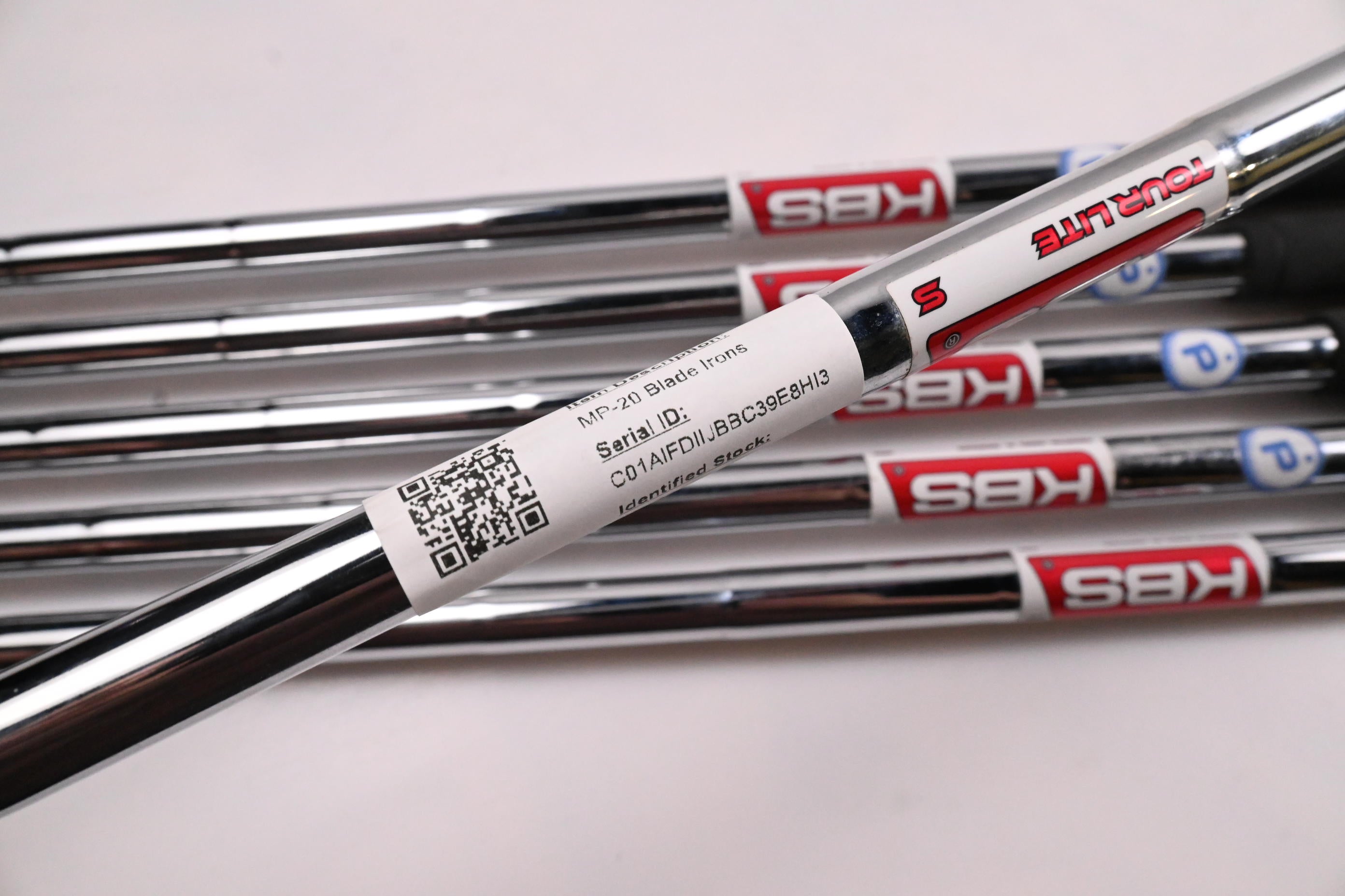 Mizuno MP-20 Blade Irons / 5-PW / Stiff Flex KBS Tour Lite Shafts