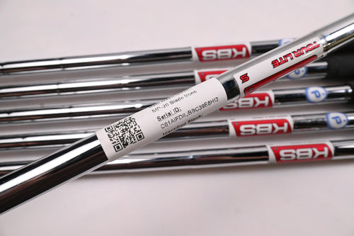 Mizuno MP-20 Blade Irons / 5-PW / Stiff Flex KBS Tour Lite Shafts
