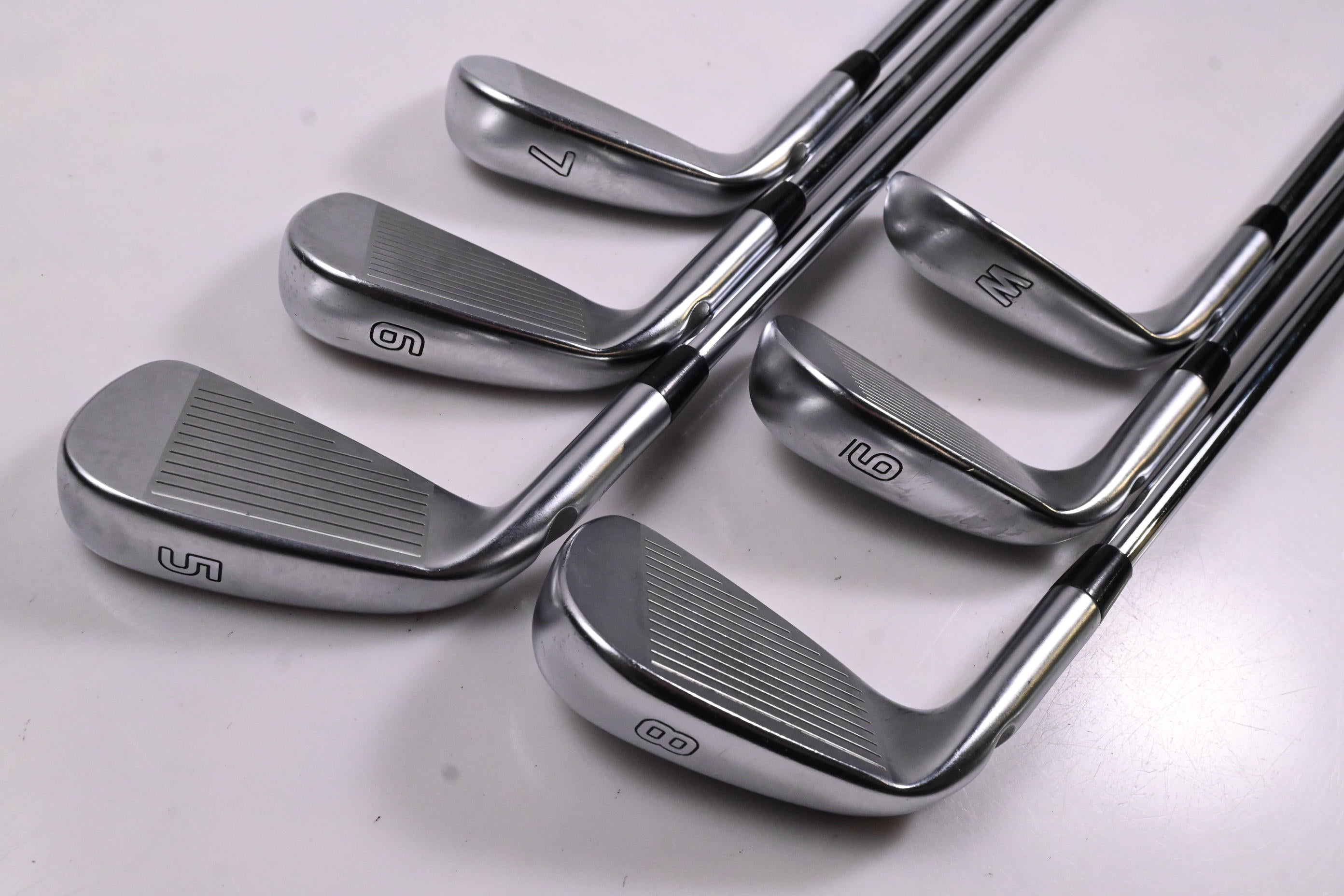 Ping i210 Irons / 5-PW / Orange Dot / Stiff Flex N.S.Pro Modus³ Tour 105 Shafts