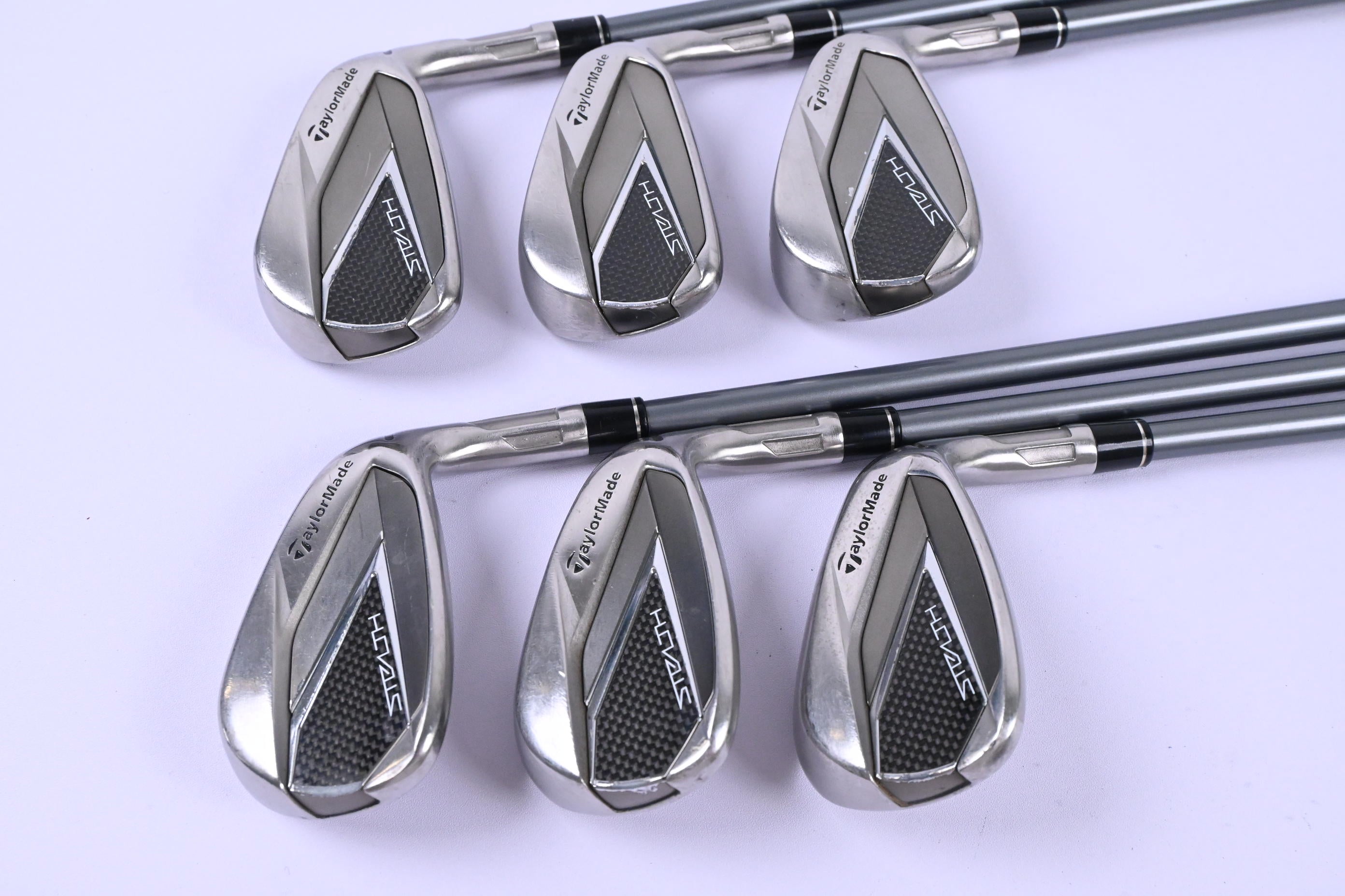 Taylormade Stealth Irons / 6-PW+GW / Regular Flex Fujikura Speeder NX 50 Shafts