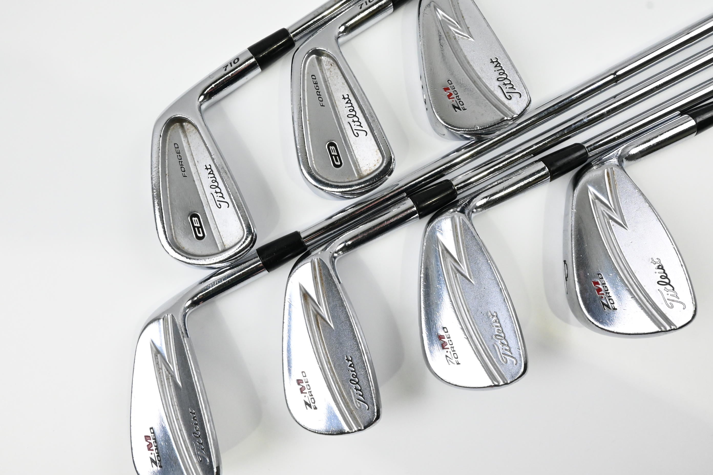 Titleist ZM Forged / CB Forged Combo Irons / 4-PW / Regular Flex Steel Shaft