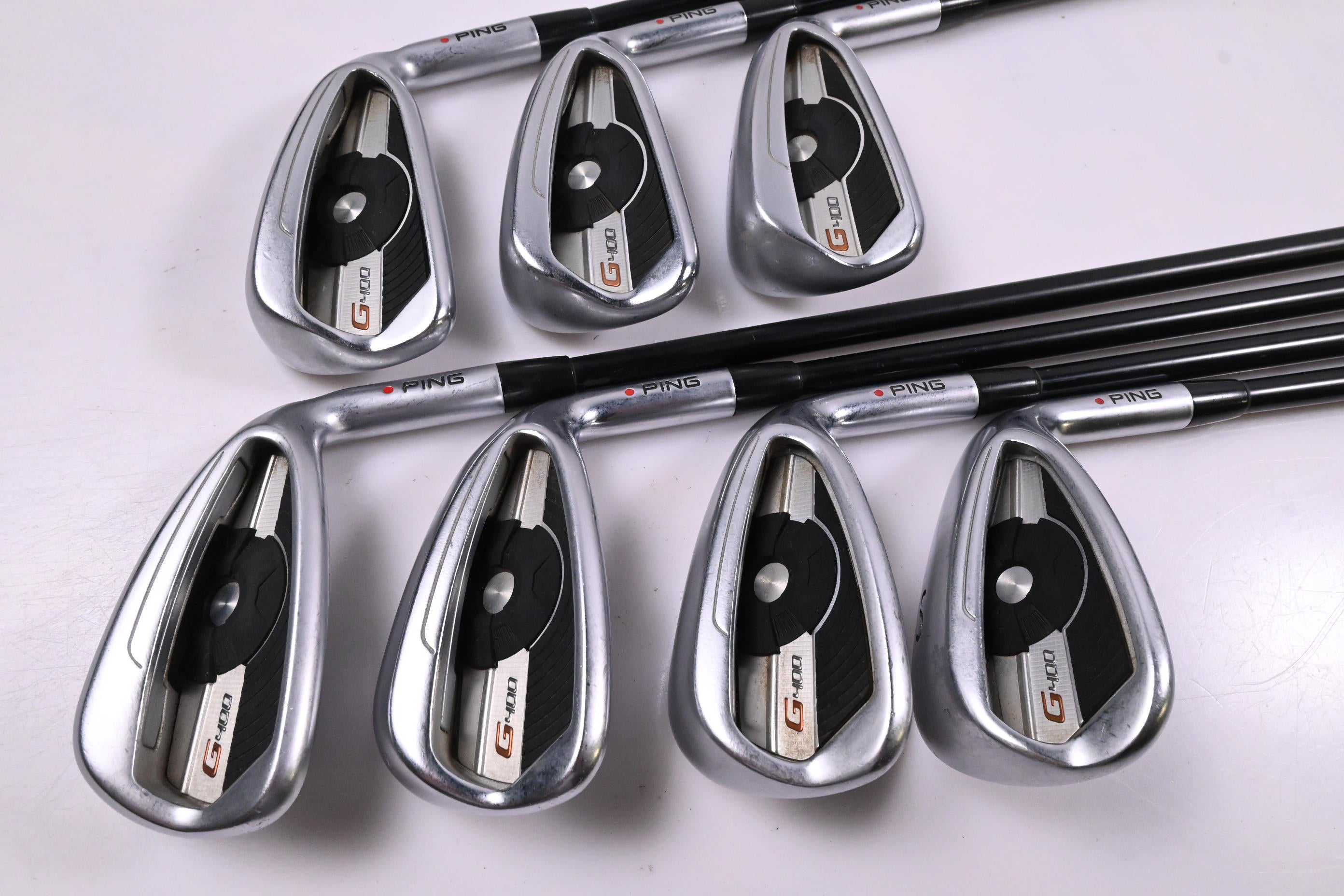 Ping G400 Irons / 5-PW+SW / Red Dot / Senior Flex Ping Alta CB Shafts