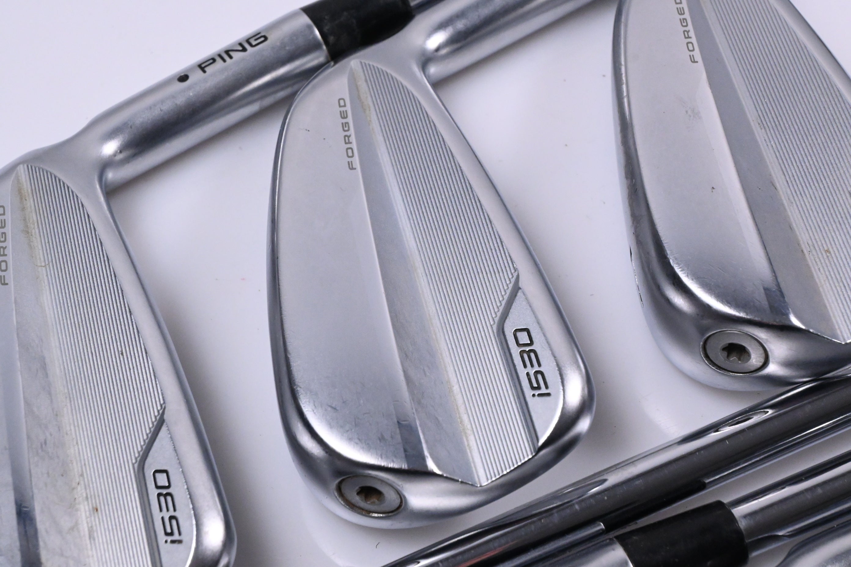 Ping i530 Irons / 5-PW+UW / Black Dot / Stiff Flex N.S.Pro Modus3 Tour 105