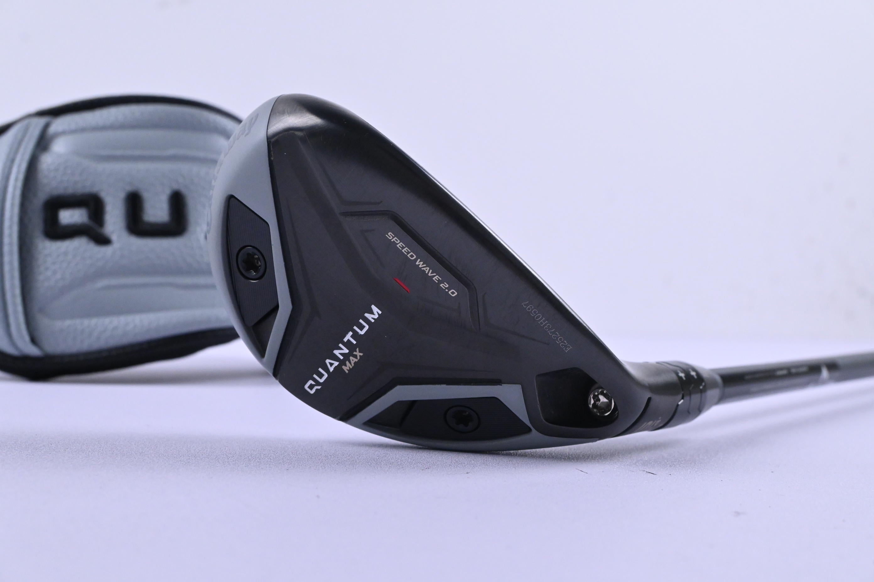 Callaway Quantum Max #5 Hybrid / 24 Degree / Regular Flex Denali Frost Silver 60