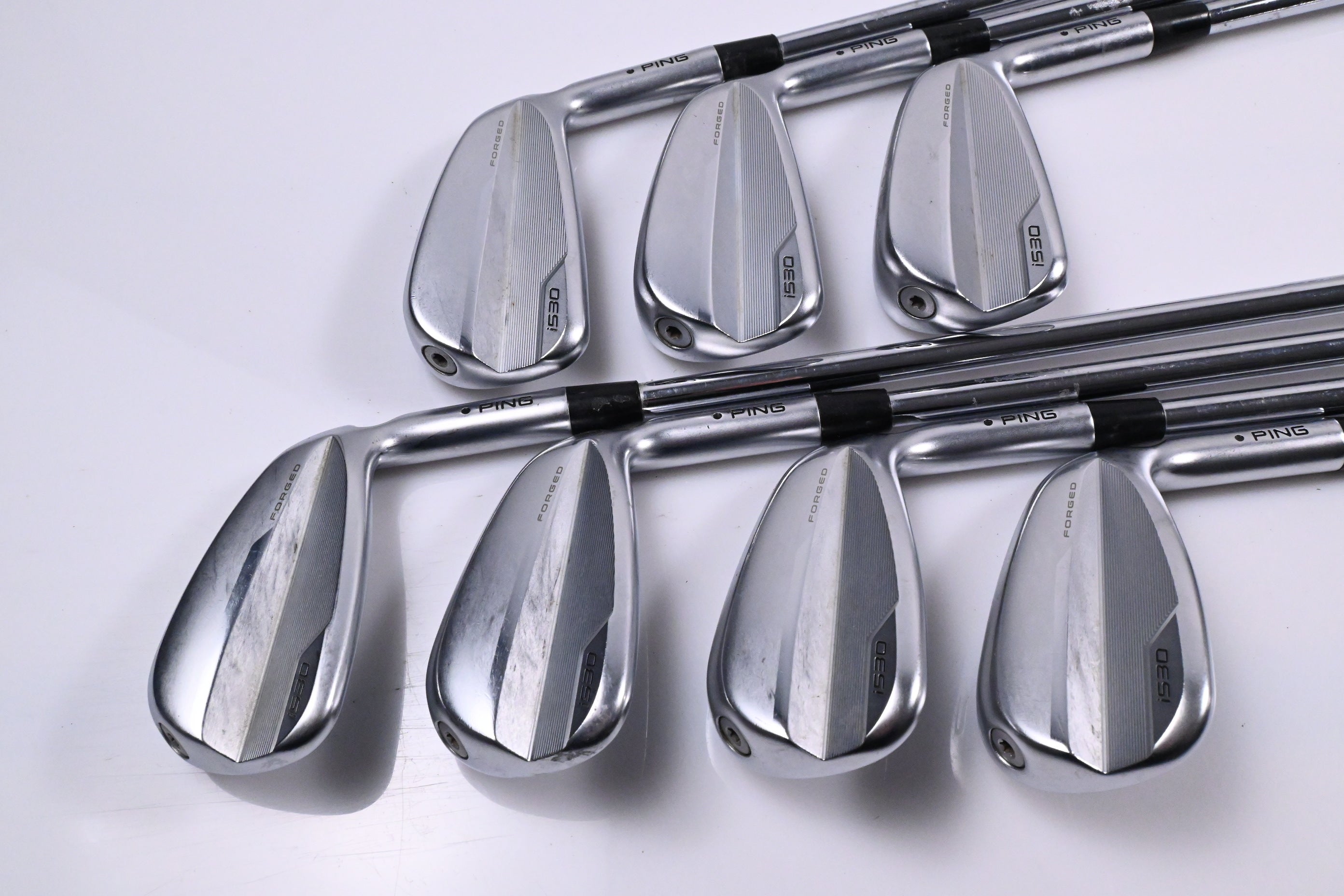 Ping i530 Irons / 5-PW+UW / Black Dot / Stiff Flex N.S.Pro Modus3 Tour 105