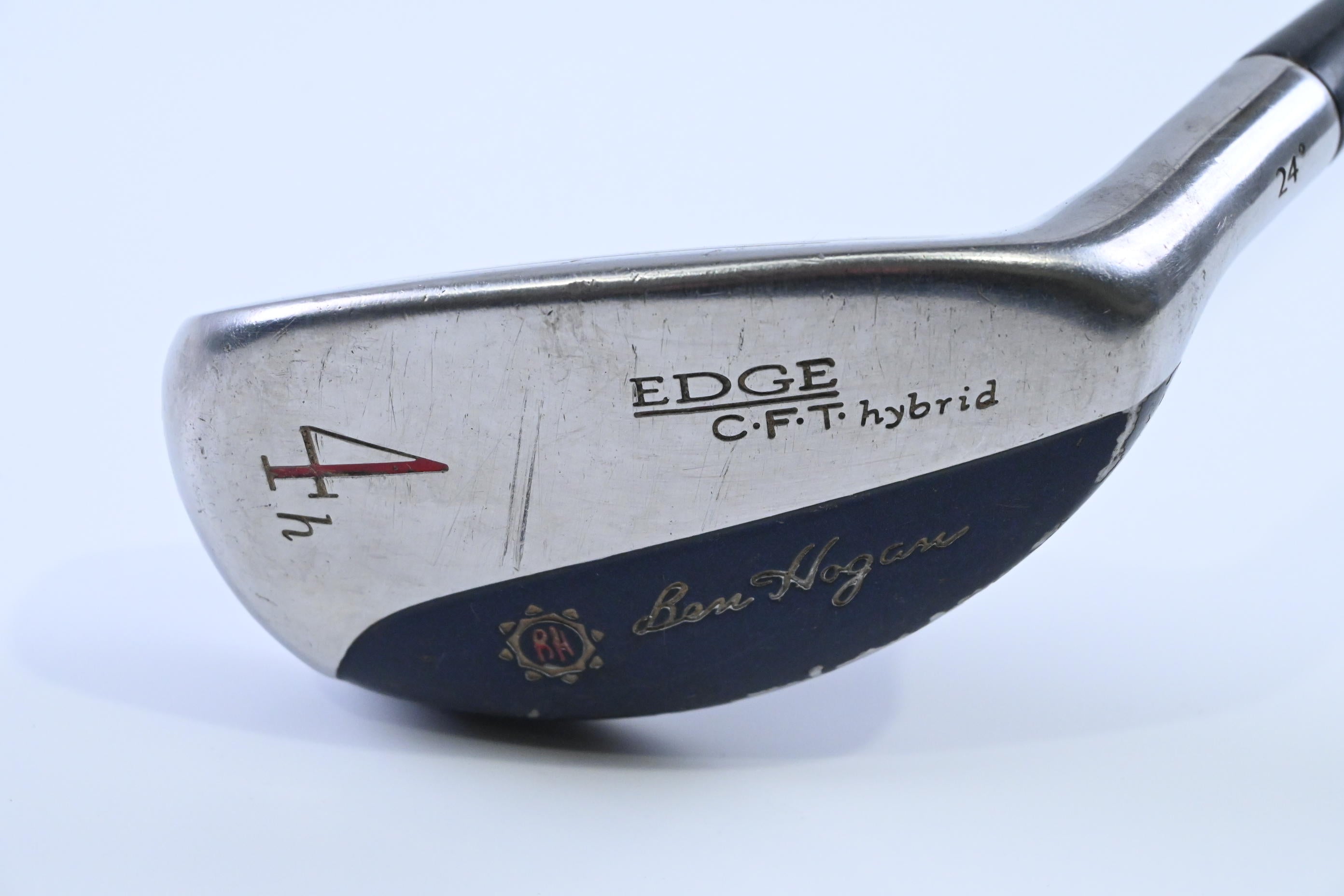 Ben Hogan Edge CFT #4 Hybrid / 24 Degree / Regular Flex Apex Edge Steel Shaft