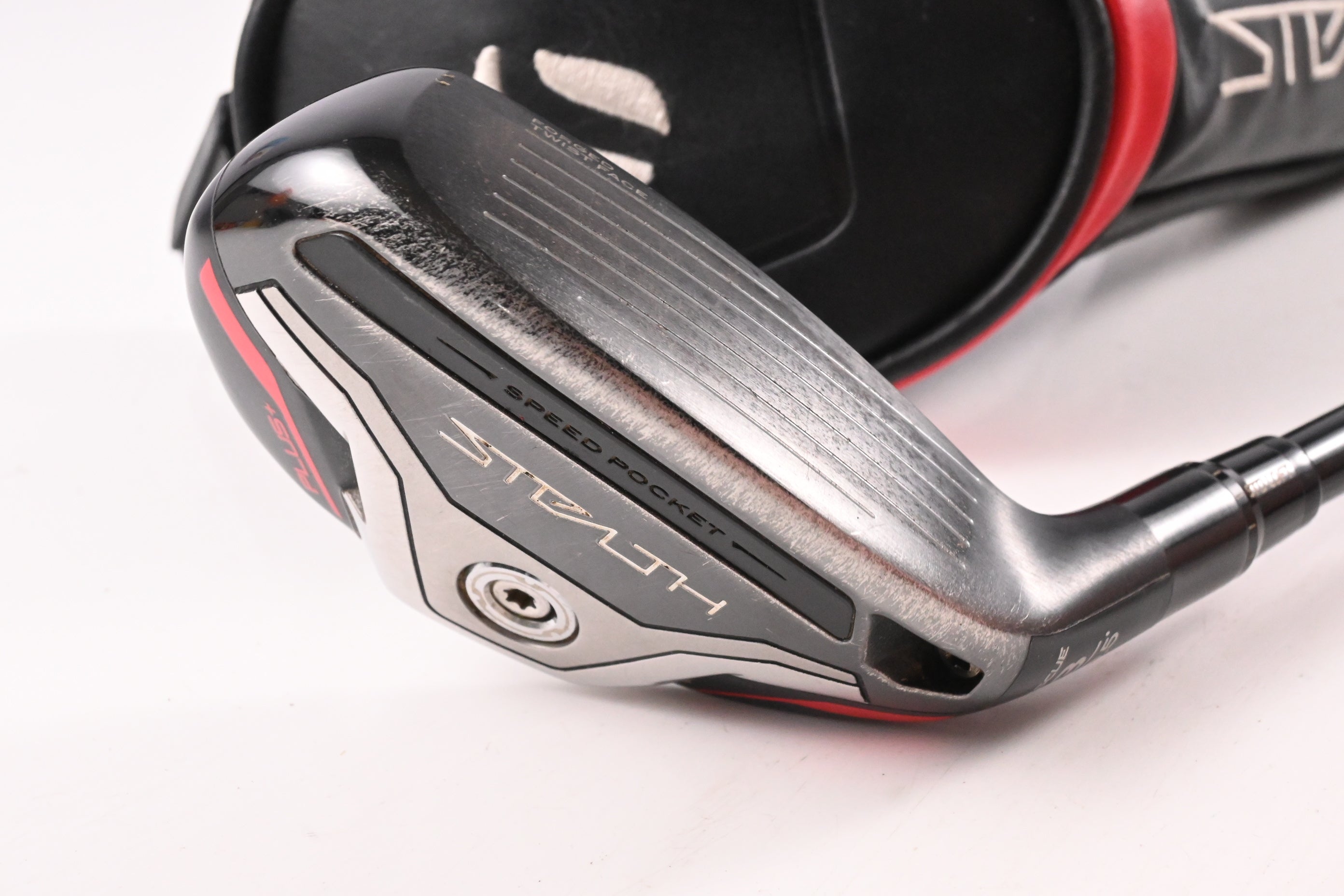 Taylormade Stealth Plus #3 Hybrid / 19.5 Degree / Stiff Flex HZRDUS Smoke Red 80