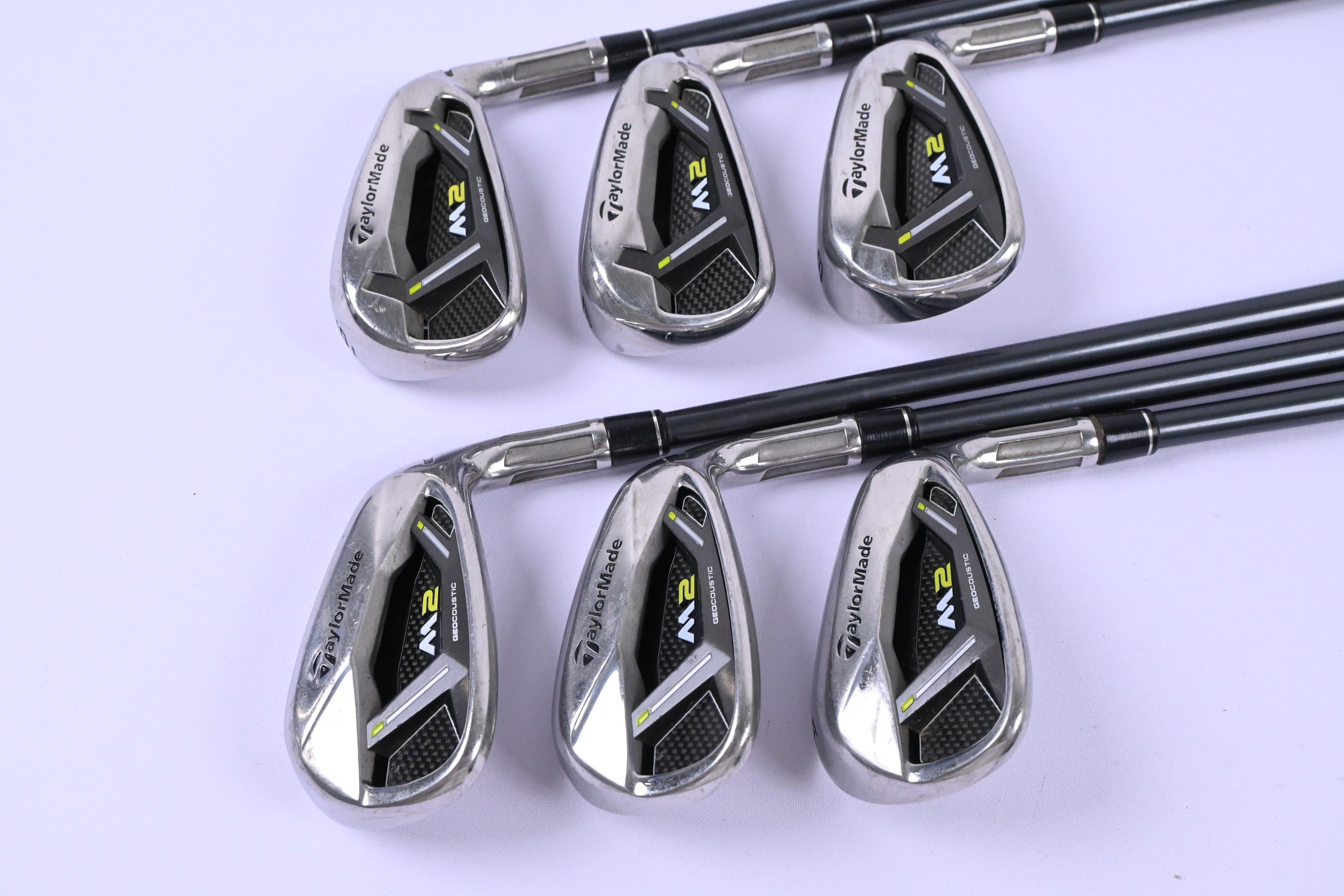 Taylormade M2 2019 Irons / 6-PW+GW / Senior Flex Taylormade REAX 55 Shafts