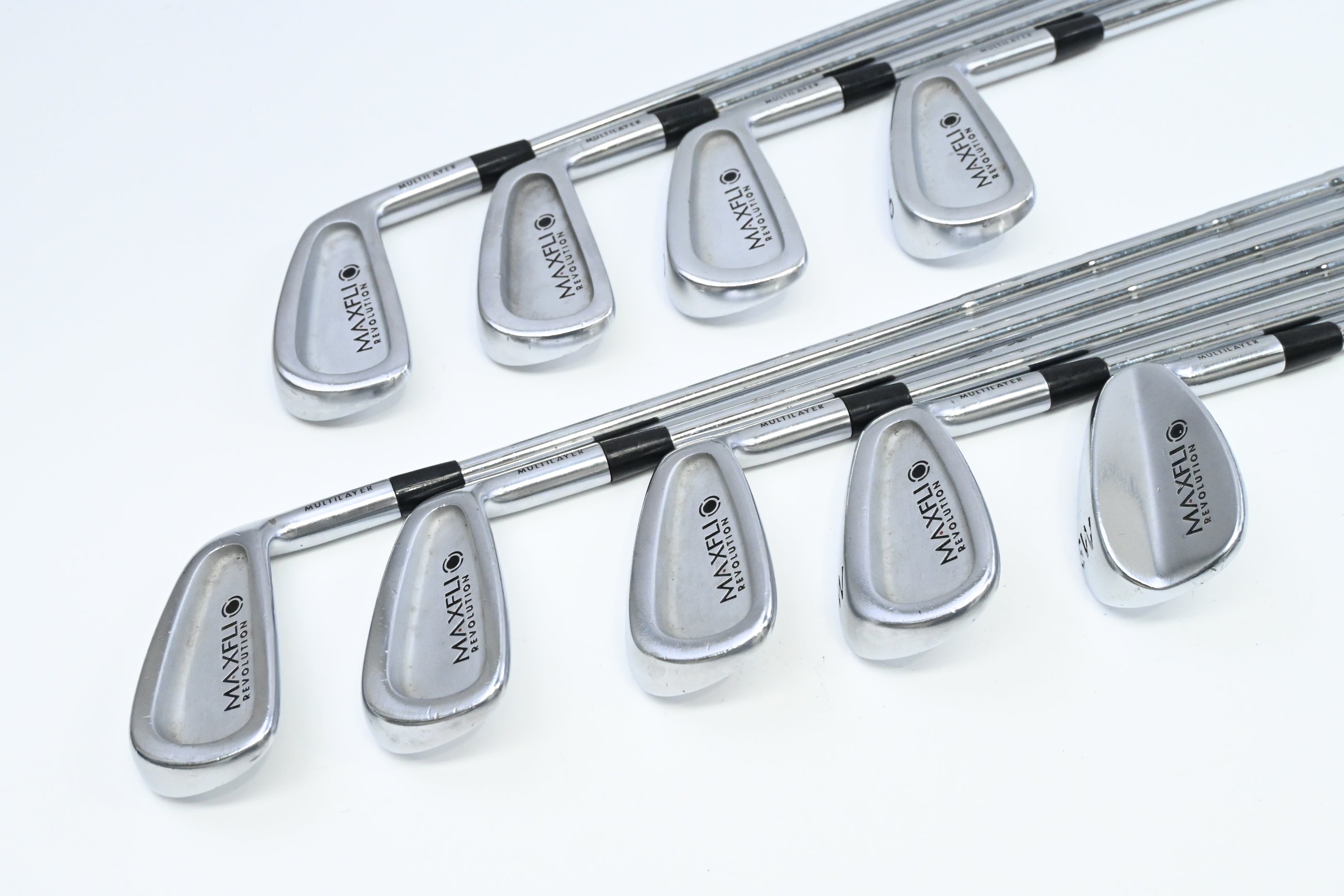 Maxfli Revolution Black Dot Irons / 3-PW+SW / Regular Flex Dynamic Gold R300