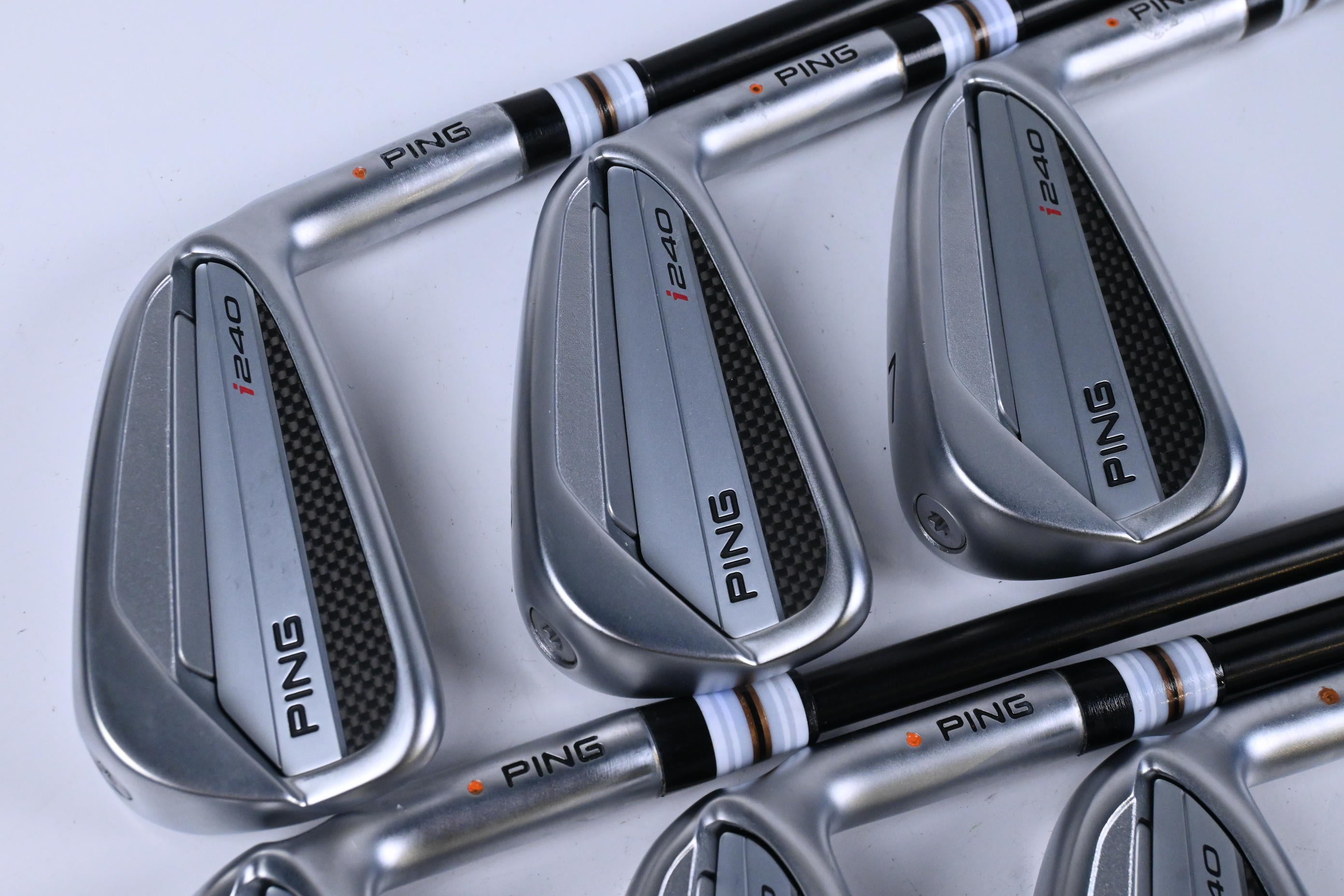 Ping I240 Irons / 5-PW / Orange Dot / Regular Flex Project X LZ Shafts