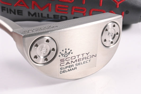 Left Hand Scotty Cameron Super Select Del Mar Putter / 34 Inch