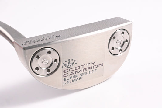 Left Hand Scotty Cameron Super Select Del Mar Putter / 34 Inch
