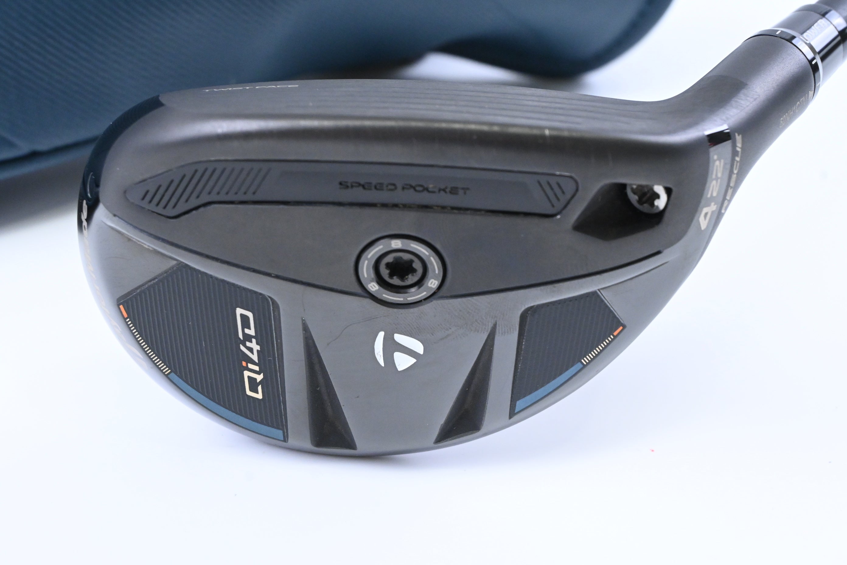 Taylormade Qi4D #4 Hybrid / 22 Degree / Stiff Flex Taylormade KBS Reax 75 Shaft