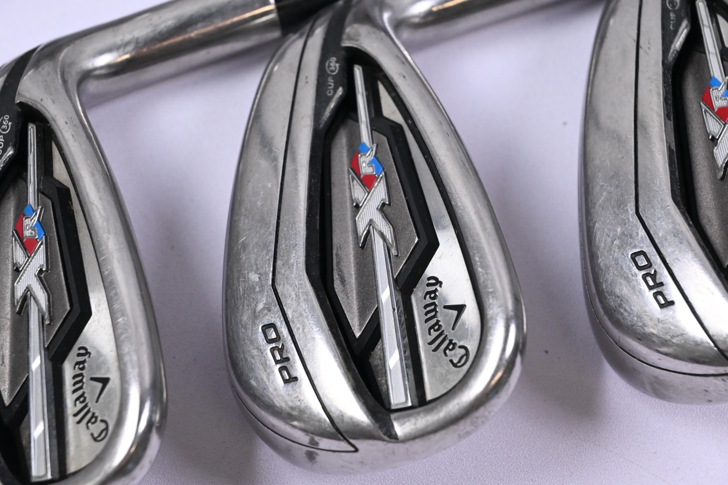 Callaway XR Pro Irons / 5-PW+GW / Stiff Flex KBS Tour-V 90 Shafts