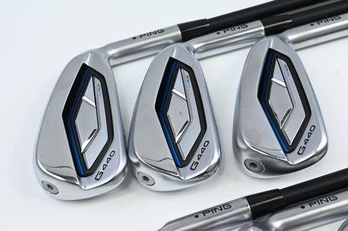 Ping G440 Irons / 5-PW / Black Dot / Regular Flex Ping Alta CB Blue AWT