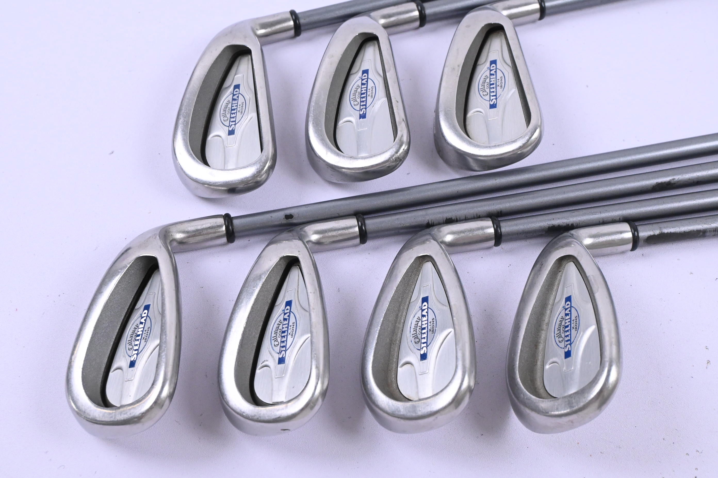 Callaway X-14 Irons / 5-PW+SW / Senior Flex Callaway Steelhead X-14 Shafts