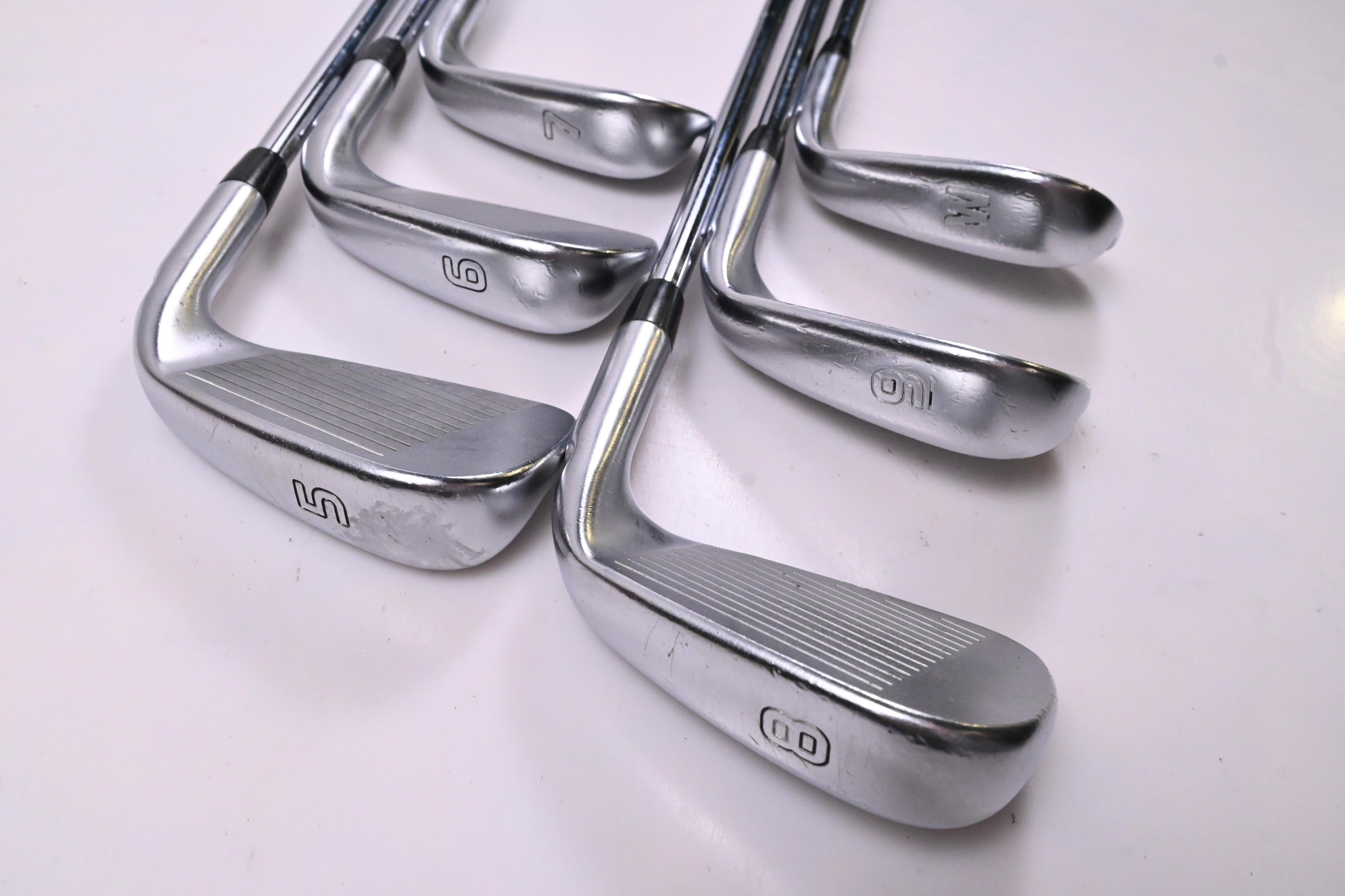 Left Hand Ping i210 Irons / 5-PW / Green Dot / Stiff Flex N.S.Pro Modus³ Tour 120