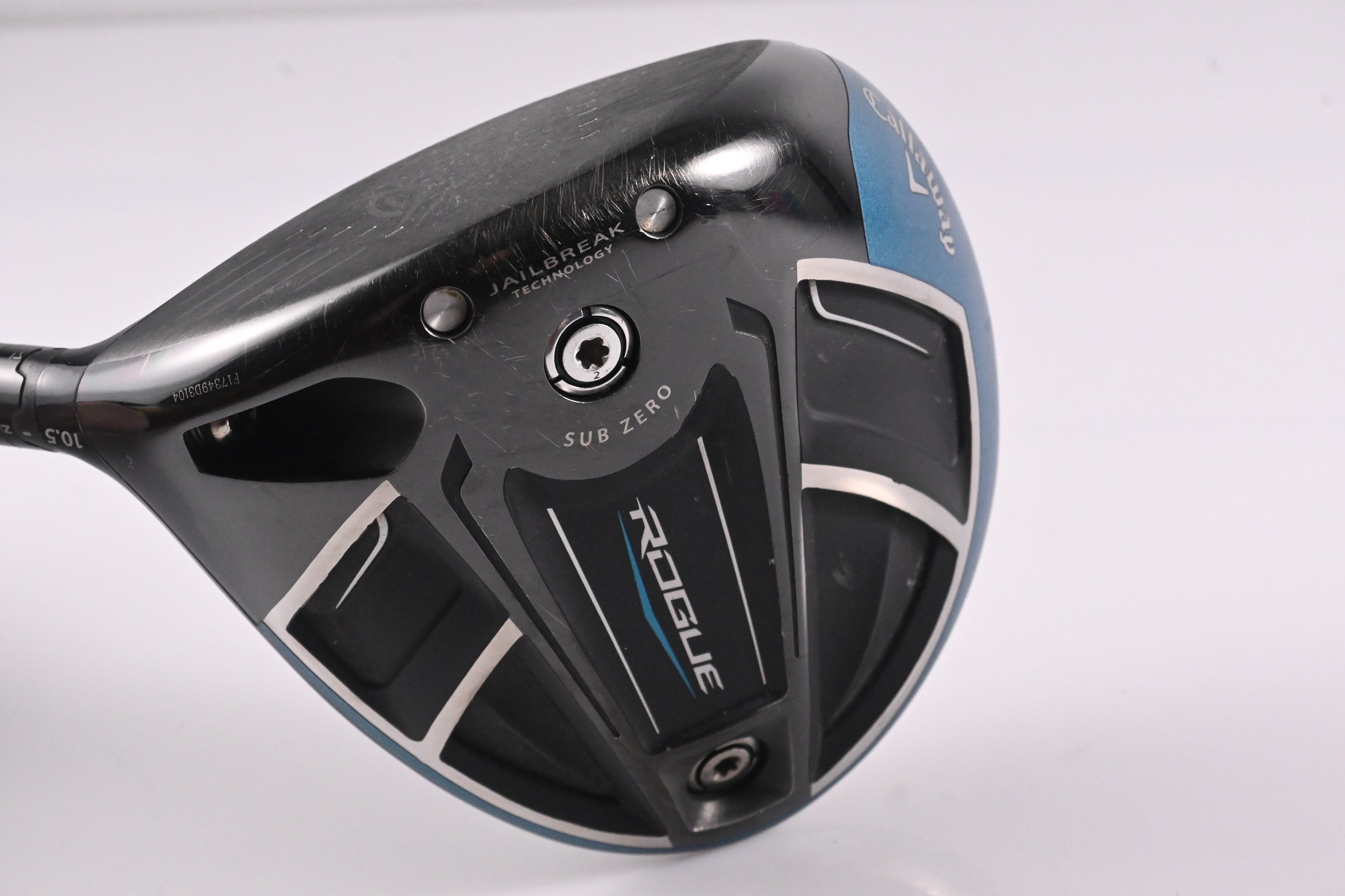 Left Hand Callaway Rogue Sub Zero Driver / 10.5 Degree / Stiff Flex Evenflow 65