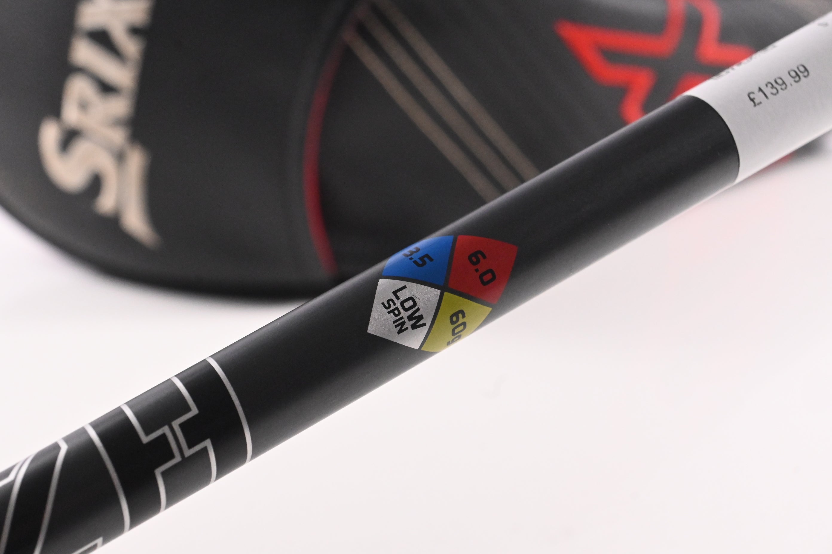 Srixon ZX7 Driver / 9.5 Degree / Stiff Flex HZRDUS Smoke Black 60 Shaft