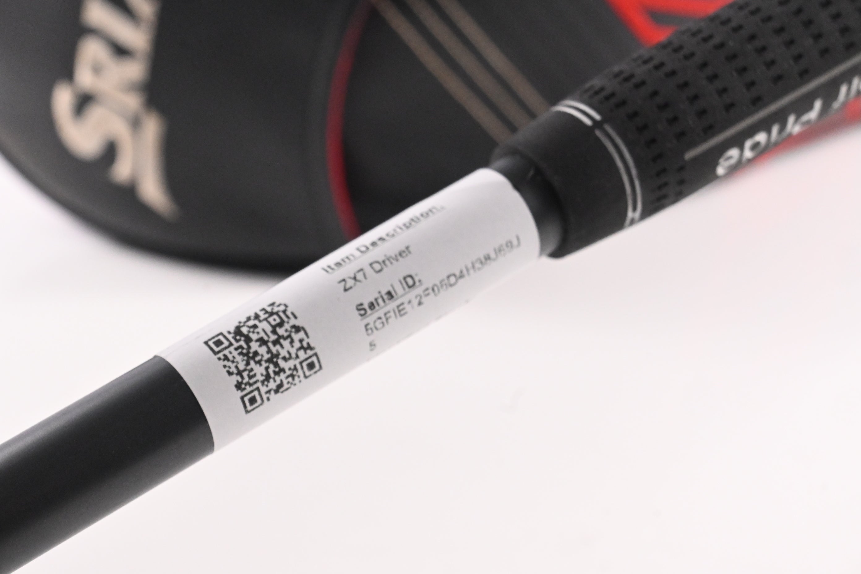 Srixon ZX7 Driver / 9.5 Degree / Stiff Flex HZRDUS Smoke Black 60 Shaft