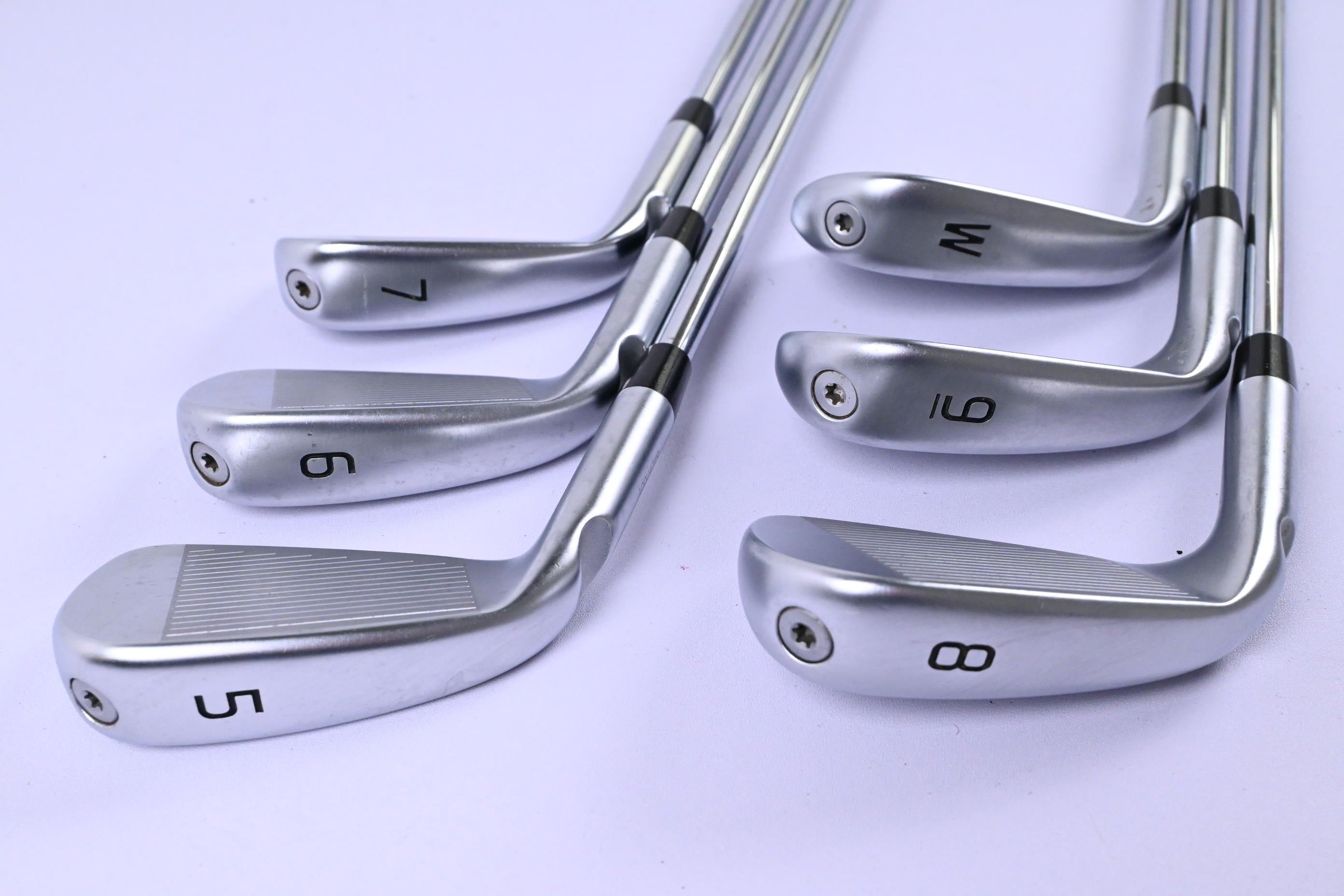 Ping i230 Irons / 5-PW / Blue Dot / Regular Flex Ping AWT 2.0 Shafts