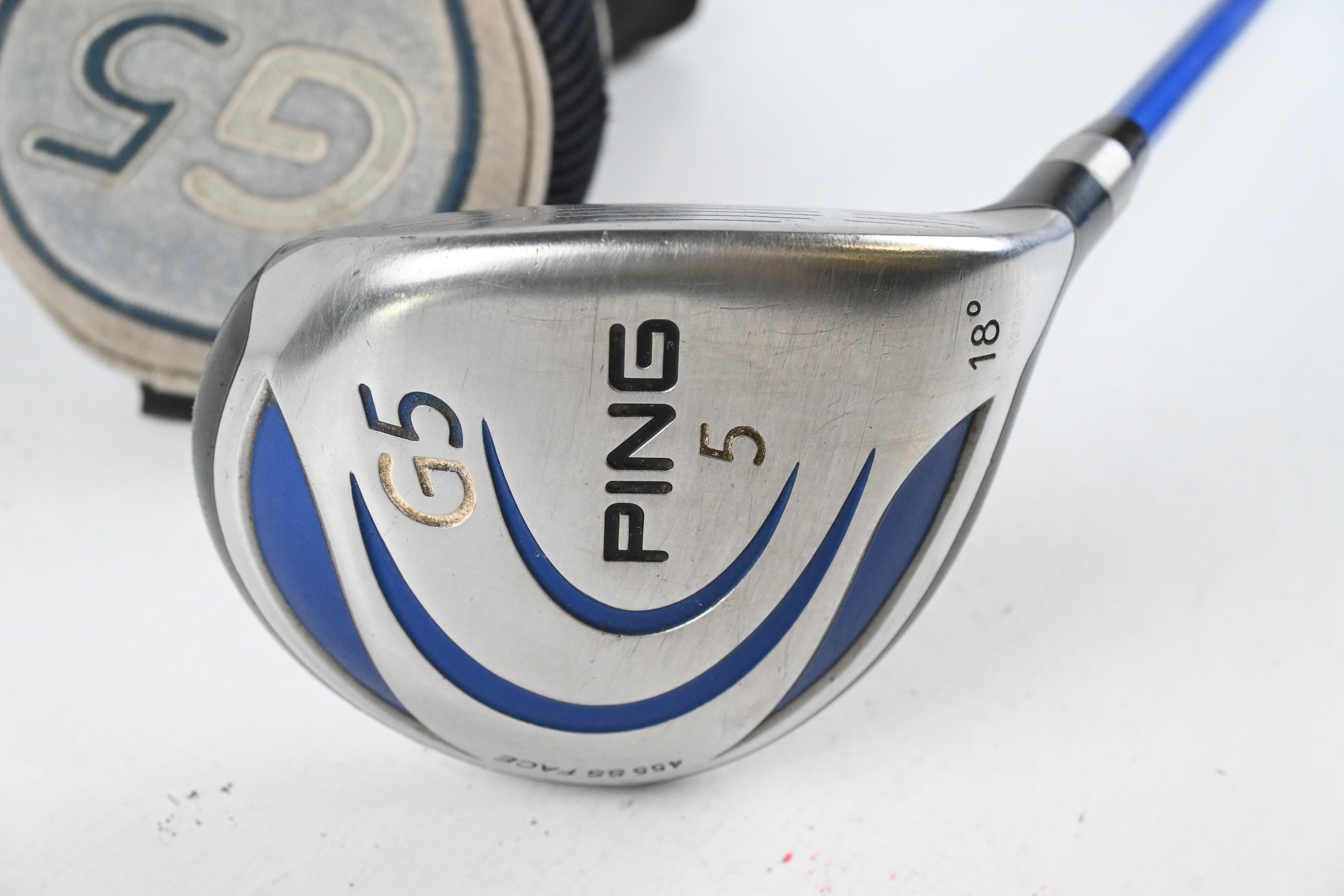 Ping G5 #5 Wood / 18 Degree / Regular Flex Grafalloy ProLaunch Blue 75 Shaft