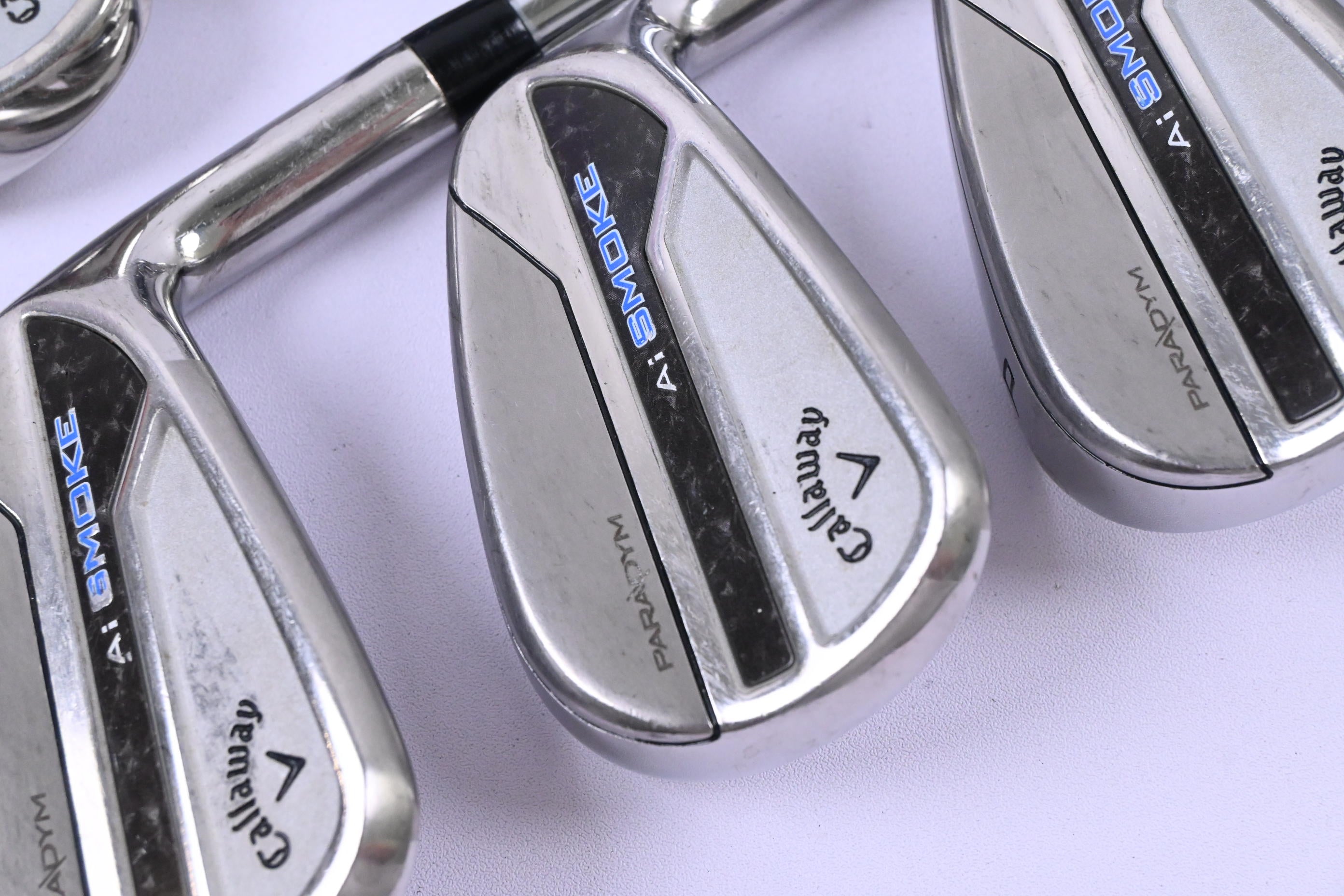 Callaway Paradym Ai Smoke Irons / 4-PW+GW / Stiff Flex AMT Red S300 Shafts