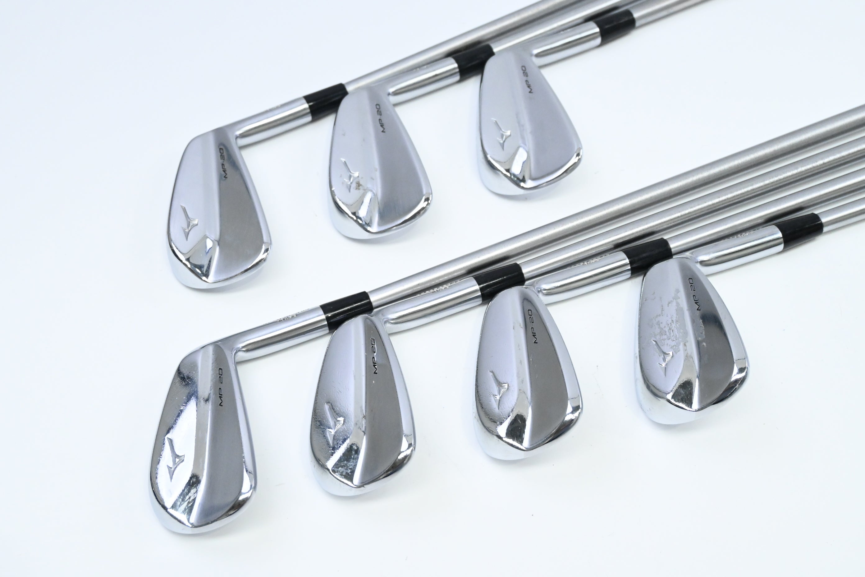 Mizuno MP-20 Blade Irons / 4-PW / Stiff Flex KBS Tour C-Taper 120 Shafts