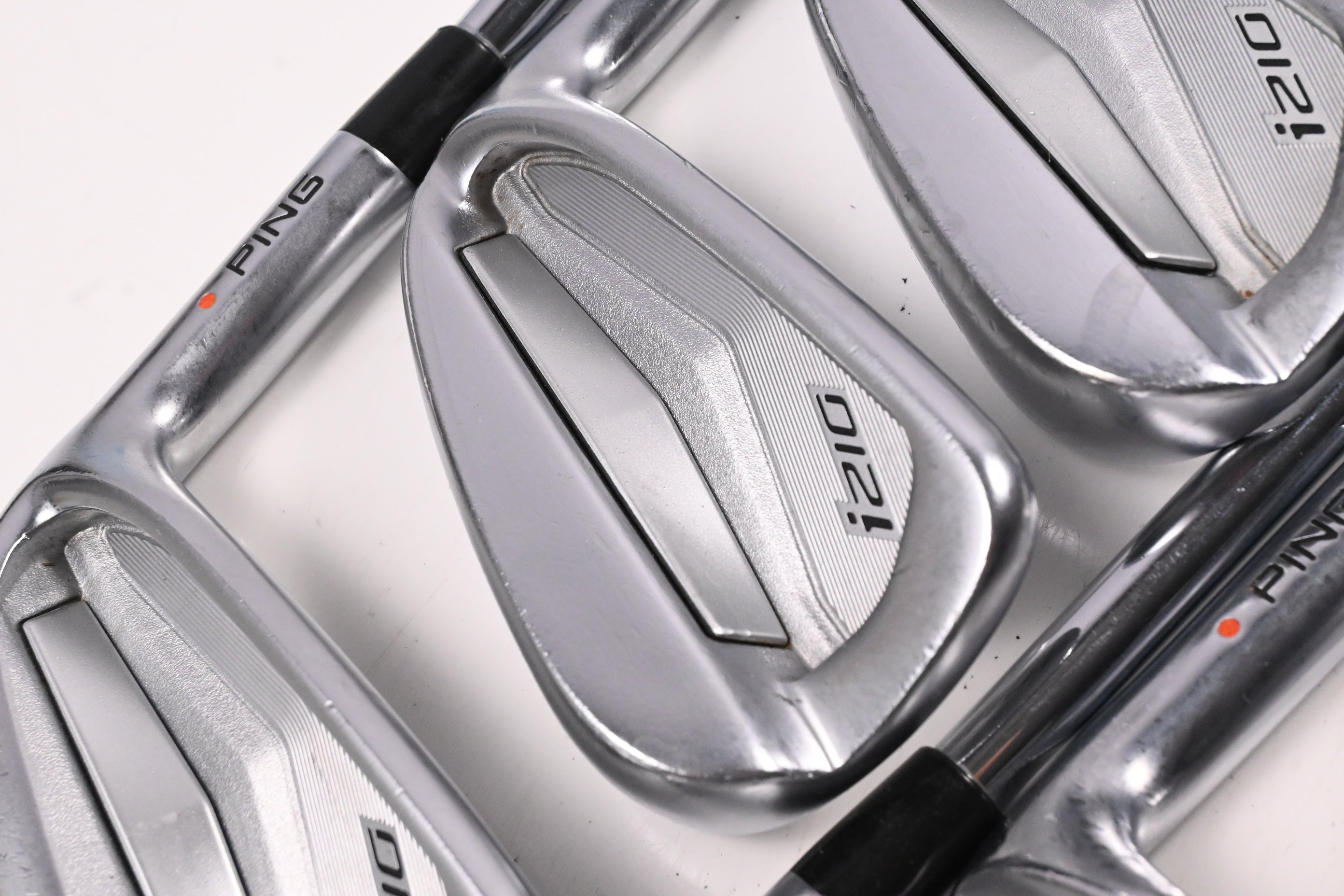 Ping i210 Irons / 6-PW+GW / Orange Dot / Regular Flex Ping AWT 2.0 Shafts