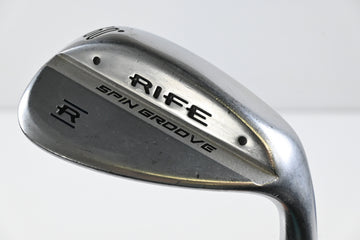 Rife Spin Groove Lob Wedge / 60 Degree / Stiff Flex Rife Steel Shaft