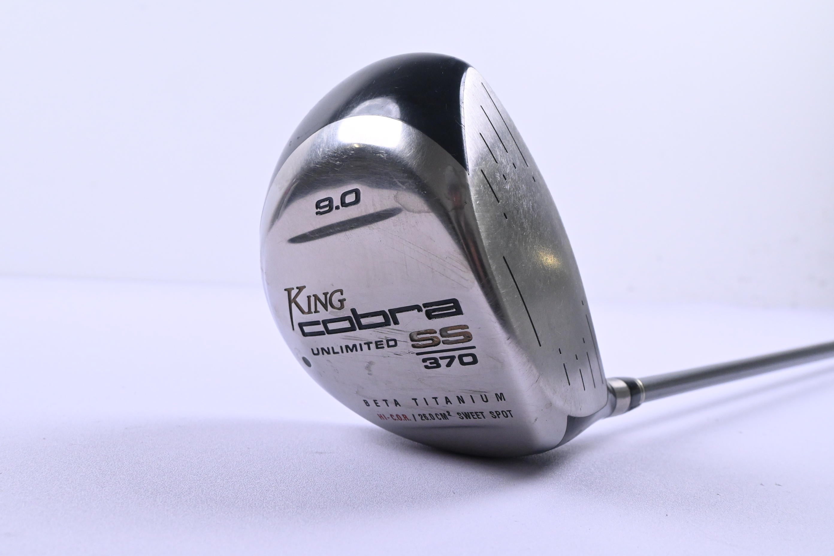 Cobra SS 370 Driver / 9 Degree / Stiff Flex Aldila HM Tour 60 Shaft