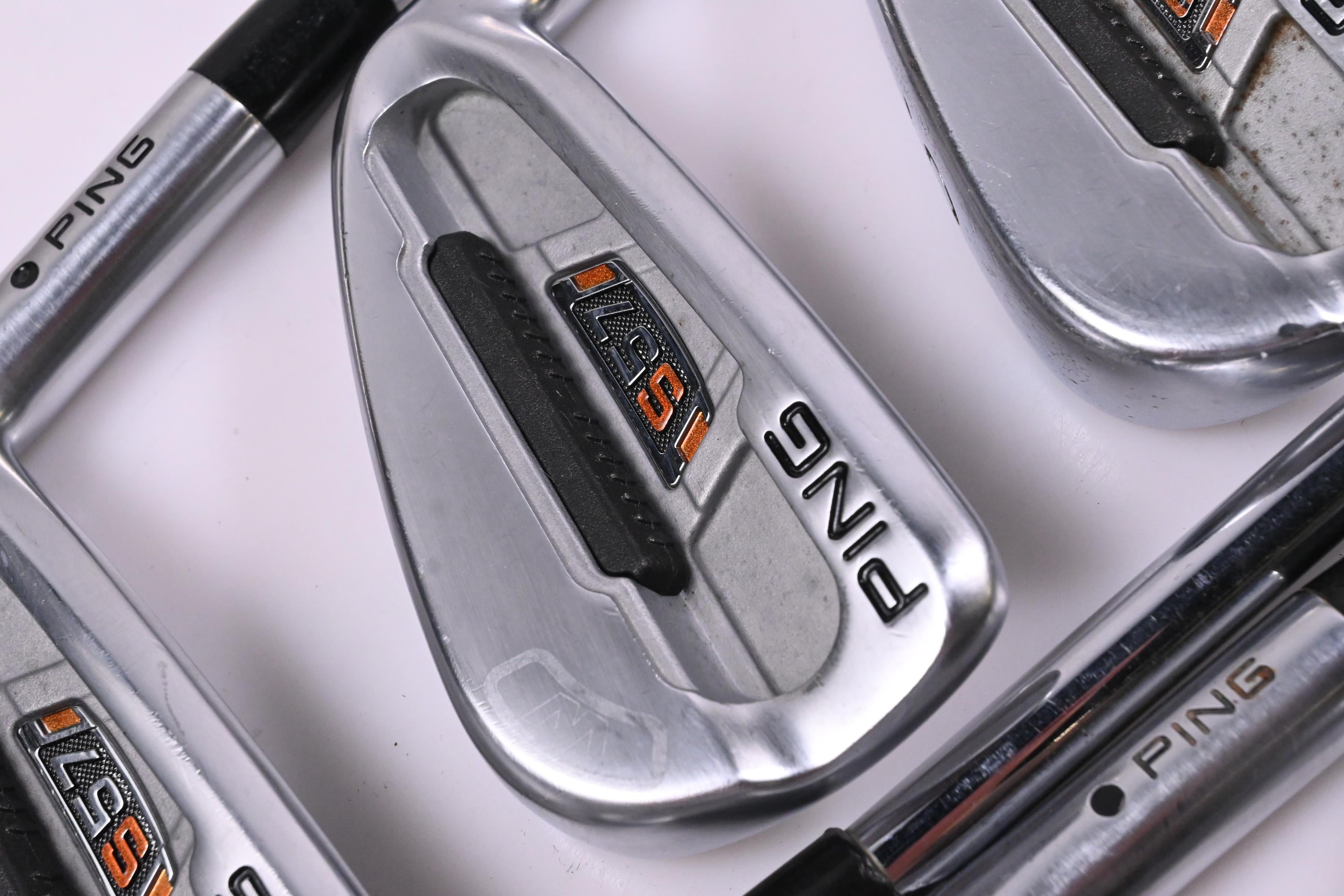 Ping S57 Irons / 3-PW / Black Dot / Stiff Flex Dynamic Gold S300 Shafts