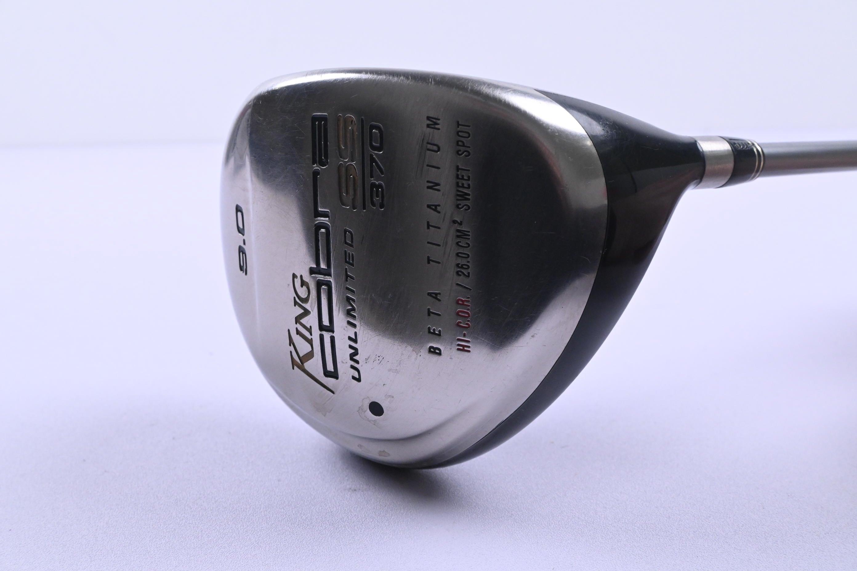 Cobra SS 370 Driver / 9 Degree / Stiff Flex Aldila HM Tour 60 Shaft