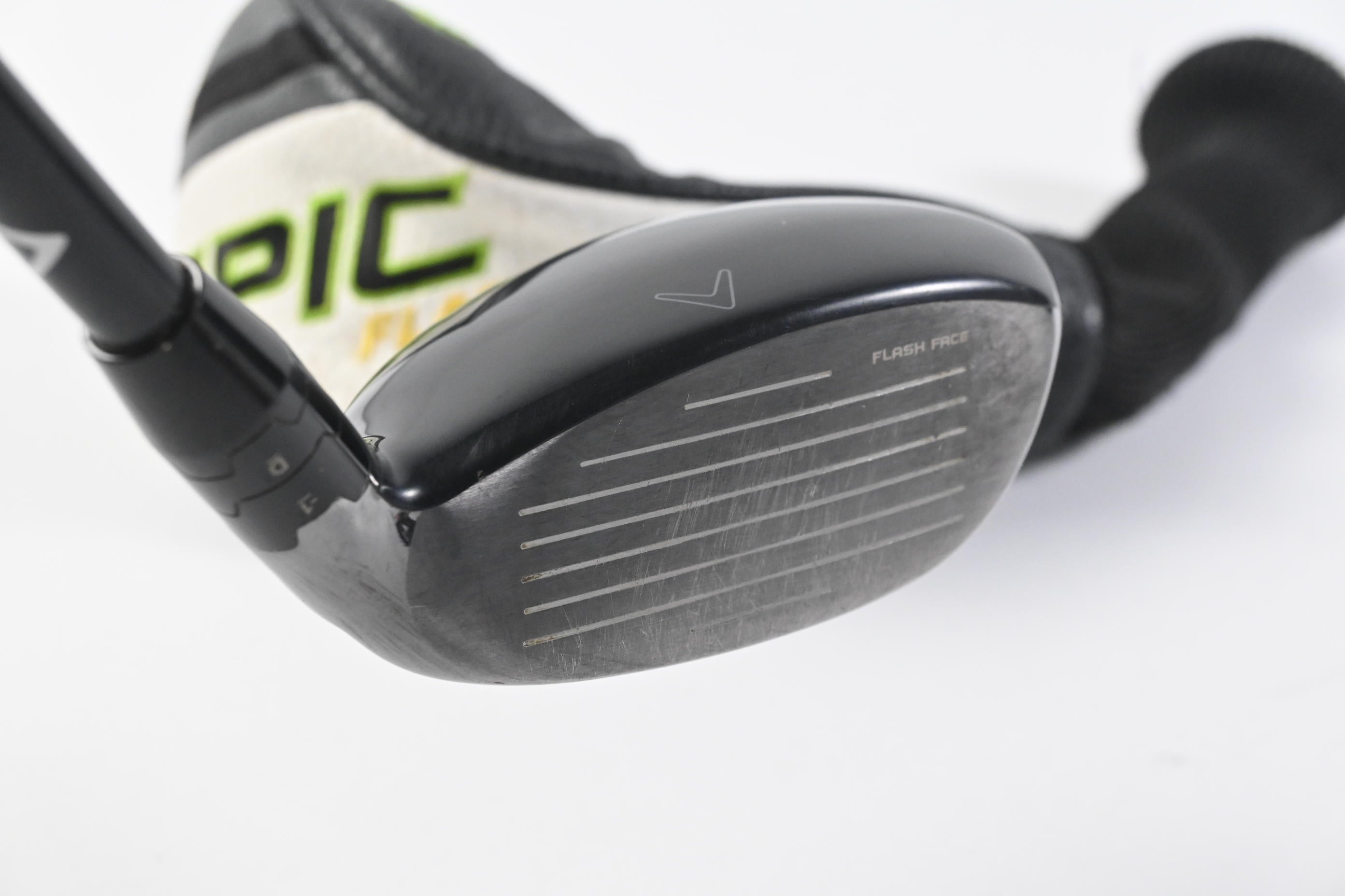 Left Hand Callaway Epic Flash #4 Hybrid / 21 Degree / Stiff Flex Tensei CK White