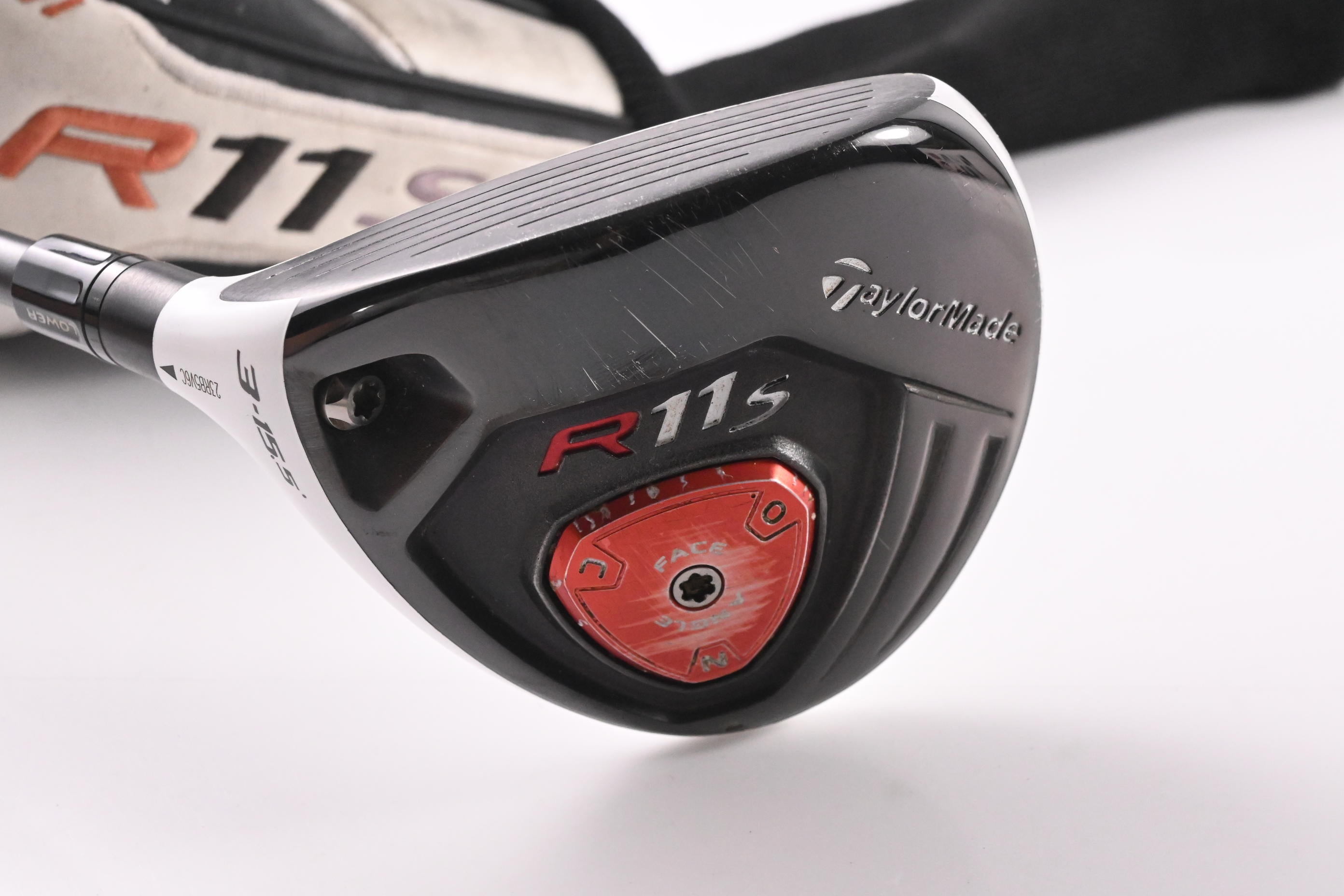 Left Hand Taylormade R11S #3 Wood / 15.5 Degree / Regular Flex Aldila Phenom 70