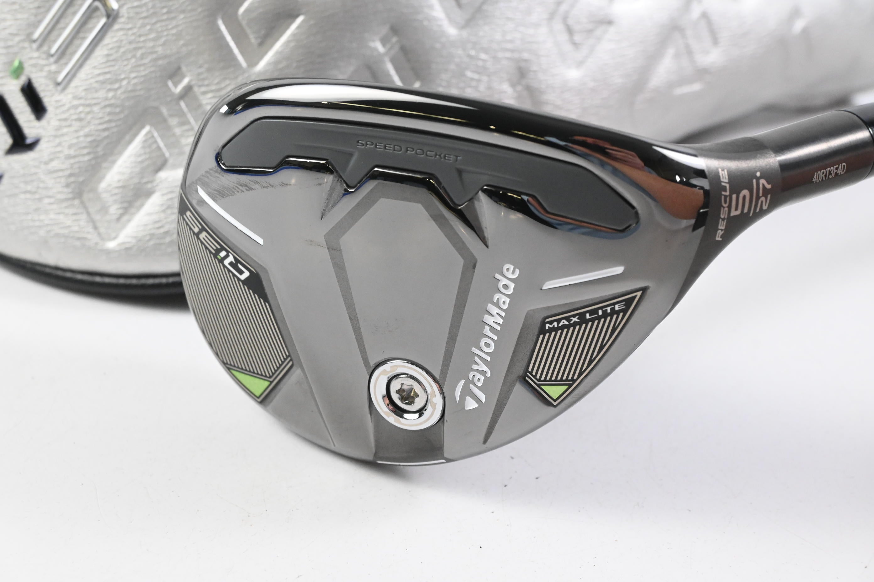 Taylormade Qi35 Max Lite #5 Hybrid / 27 Degree / Senior Flex Vanquish 5 Shaft